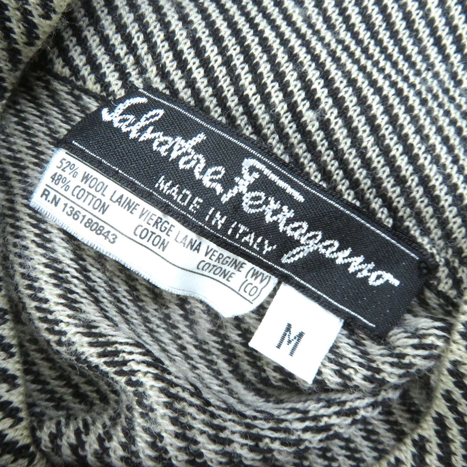 Salvatore Ferragamo Wool Cotton Cardigan Top