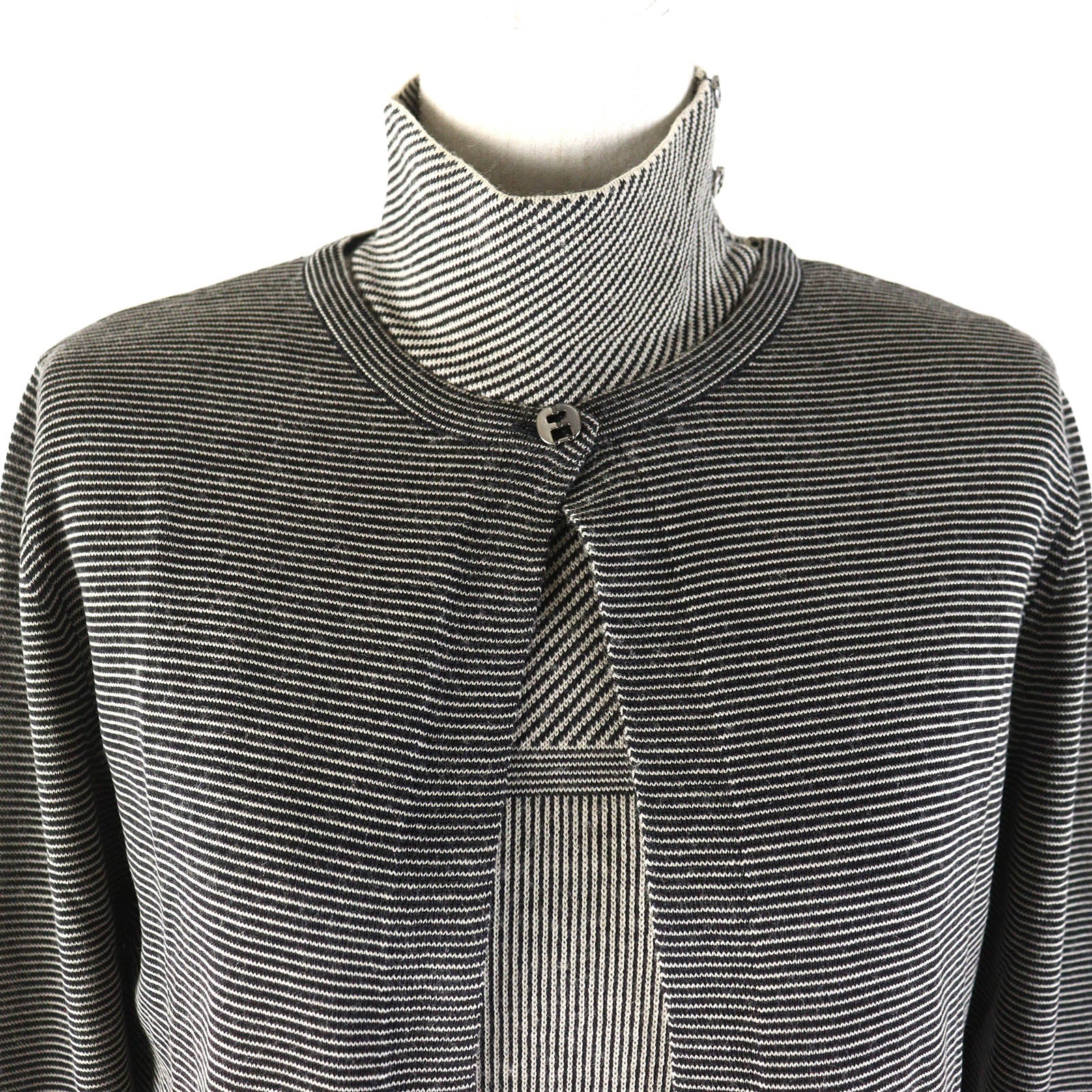 Salvatore Ferragamo Wool Cotton Cardigan Top