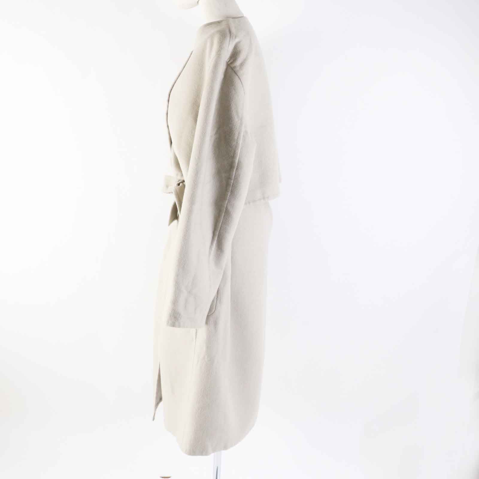 Hermes Cashmere Belted Long Wrap Coat Women