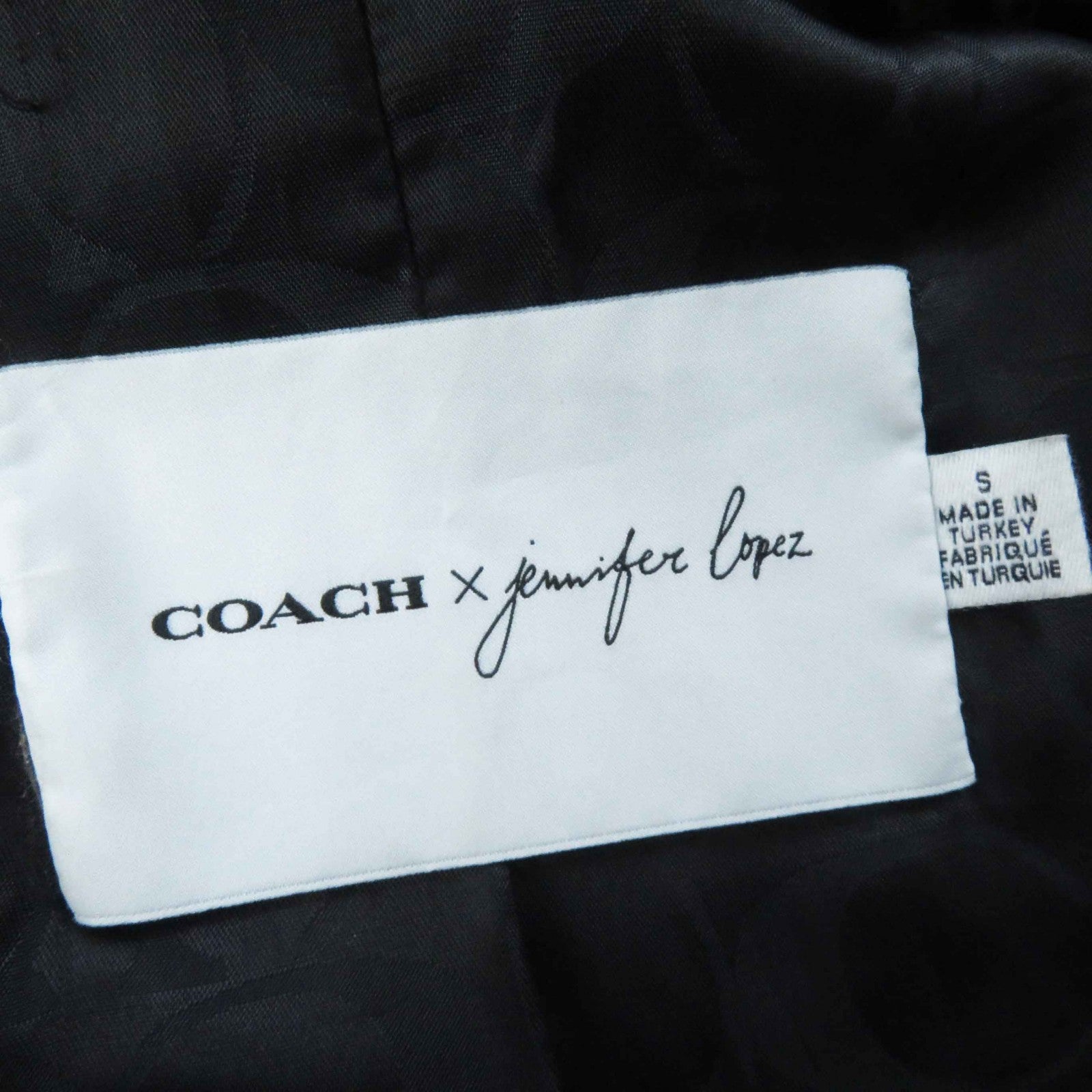 COACH Shearling Leather Coat C6535 S Women