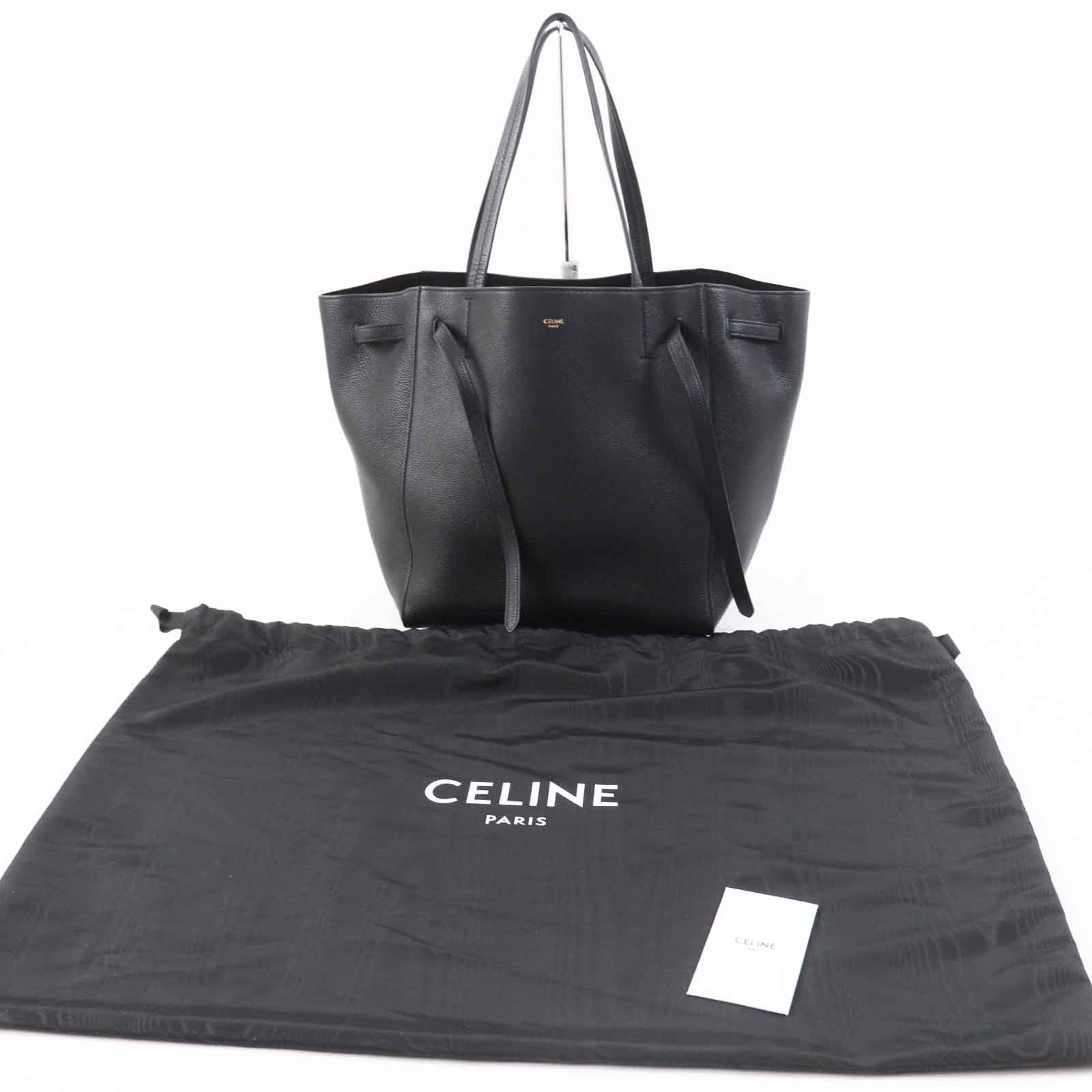 Celine Kava Phantom Small Leather Tote Bag