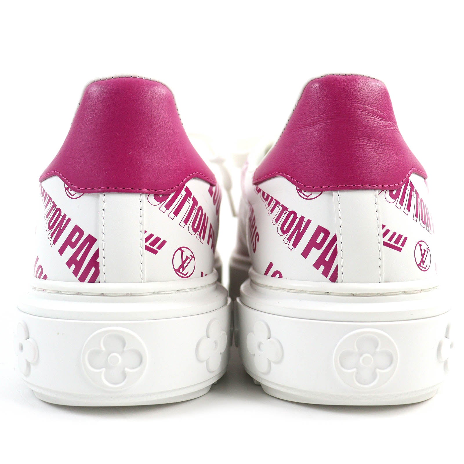 Louis Vuitton Graphic Logo Leather Sneakers