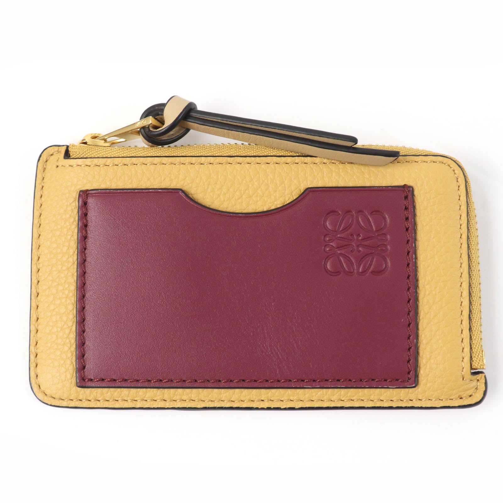 LOEWE Coin Card Holder Anagram Leather