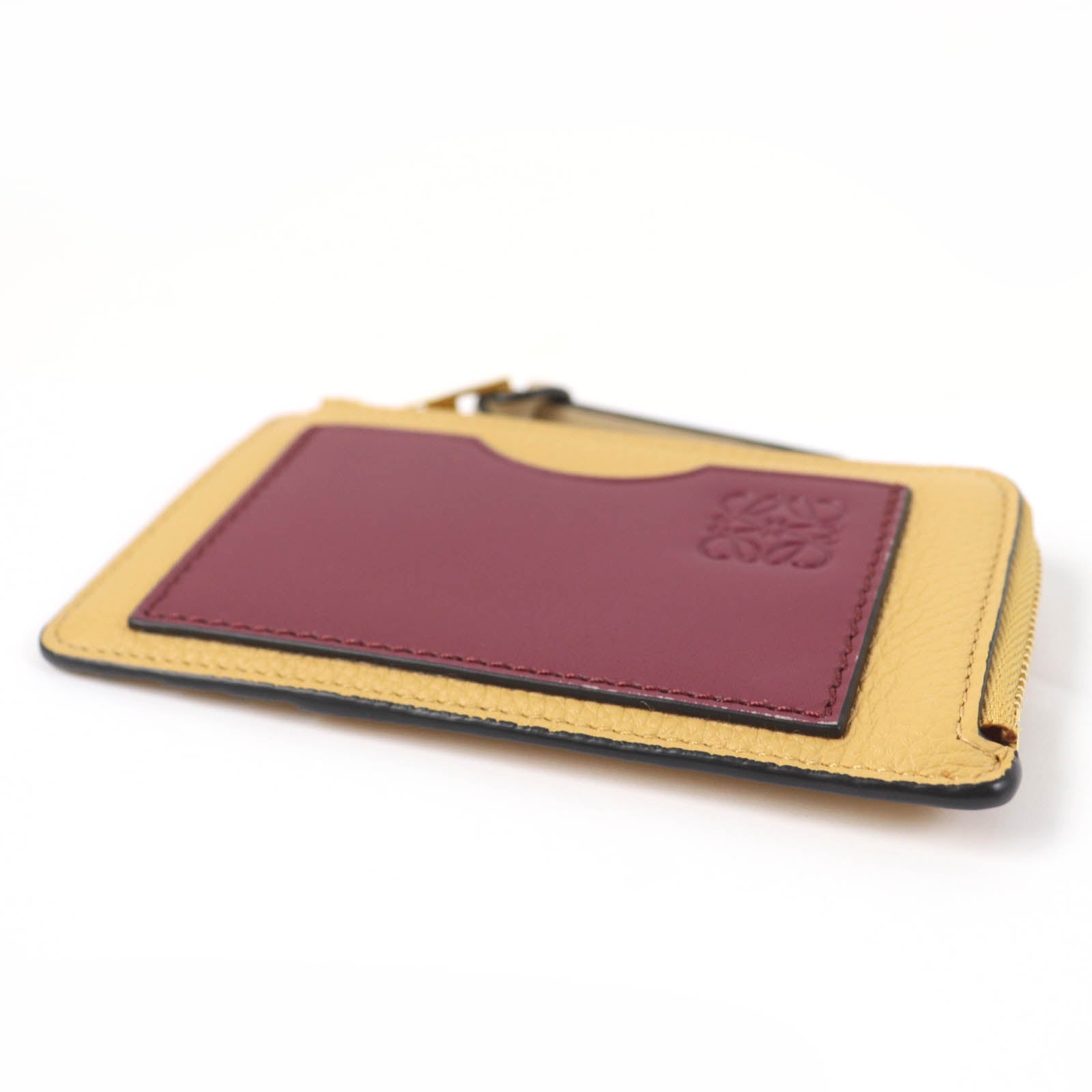 LOEWE Coin Card Holder Anagram Leather