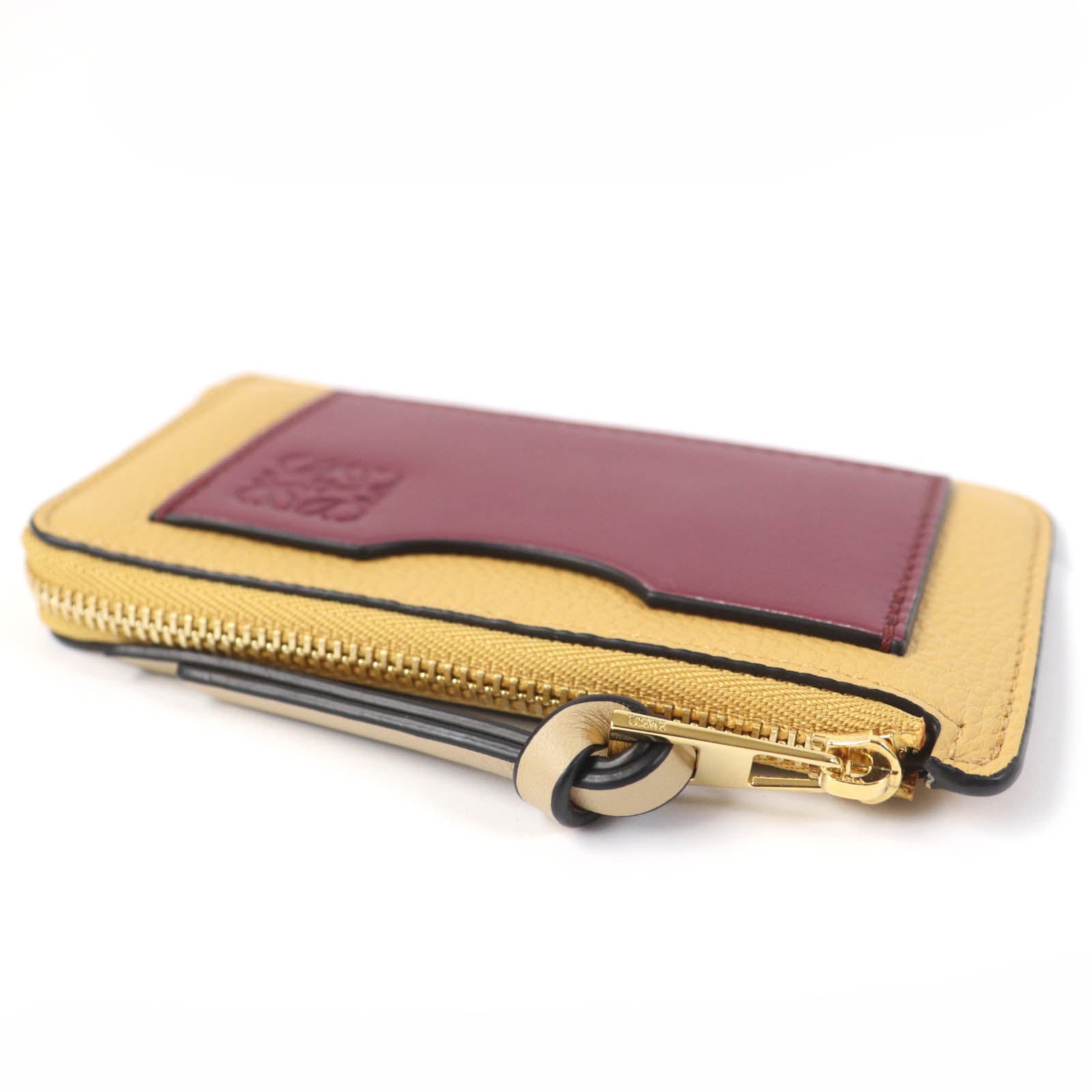 LOEWE Coin Card Holder Anagram Leather