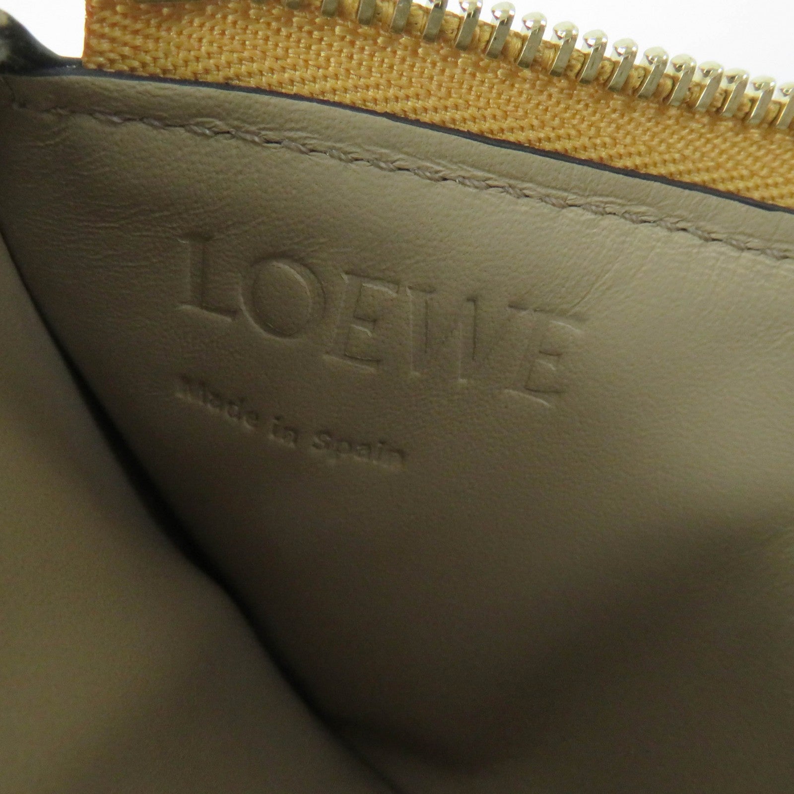 LOEWE Coin Card Holder Anagram Leather