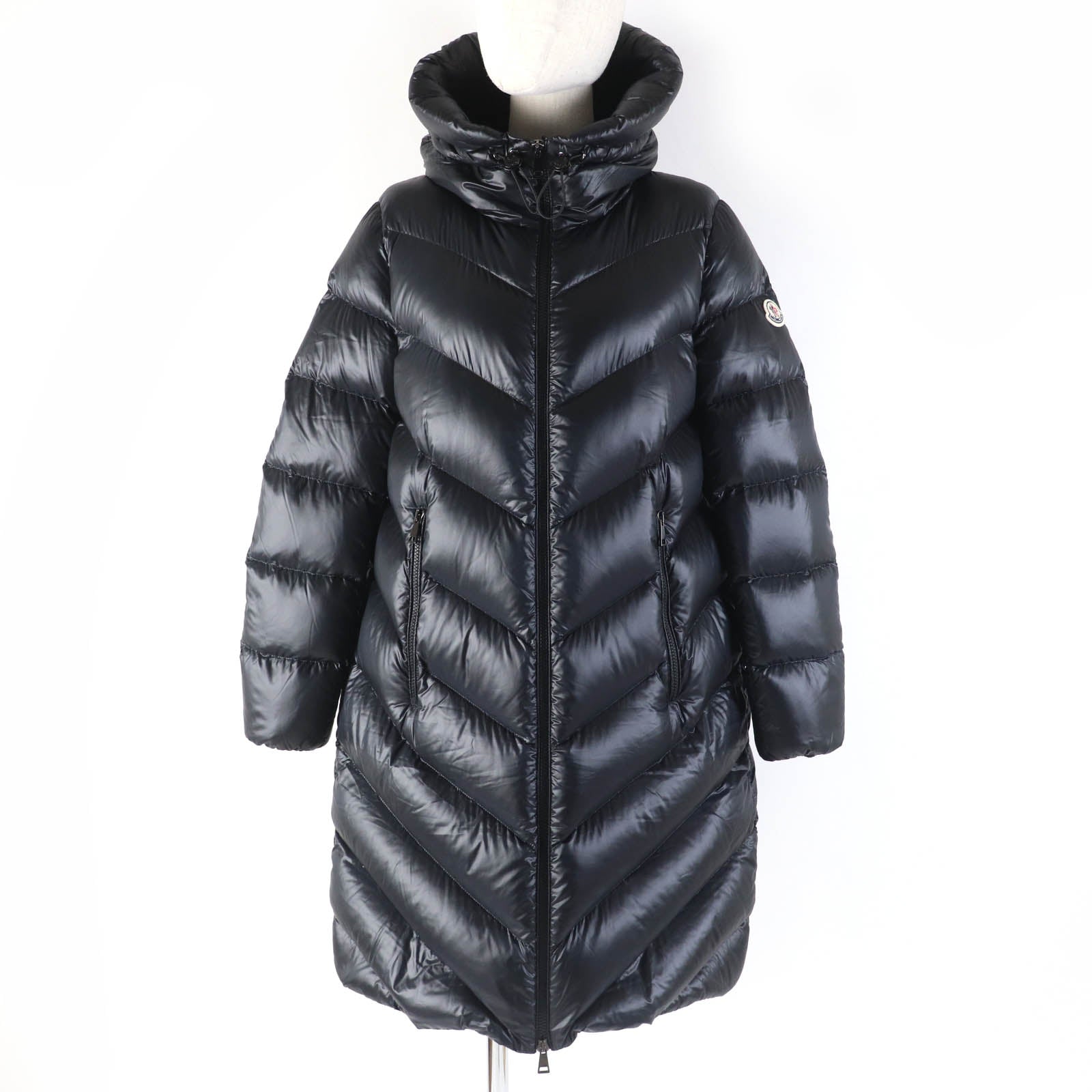 Moncler Cambales Nylon Hooded Down Coat