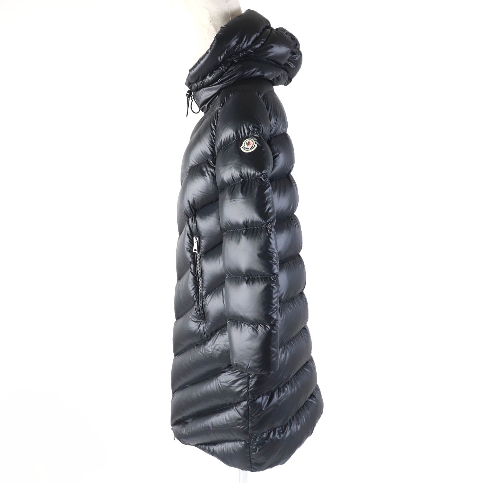 Moncler Cambales Nylon Hooded Down Coat