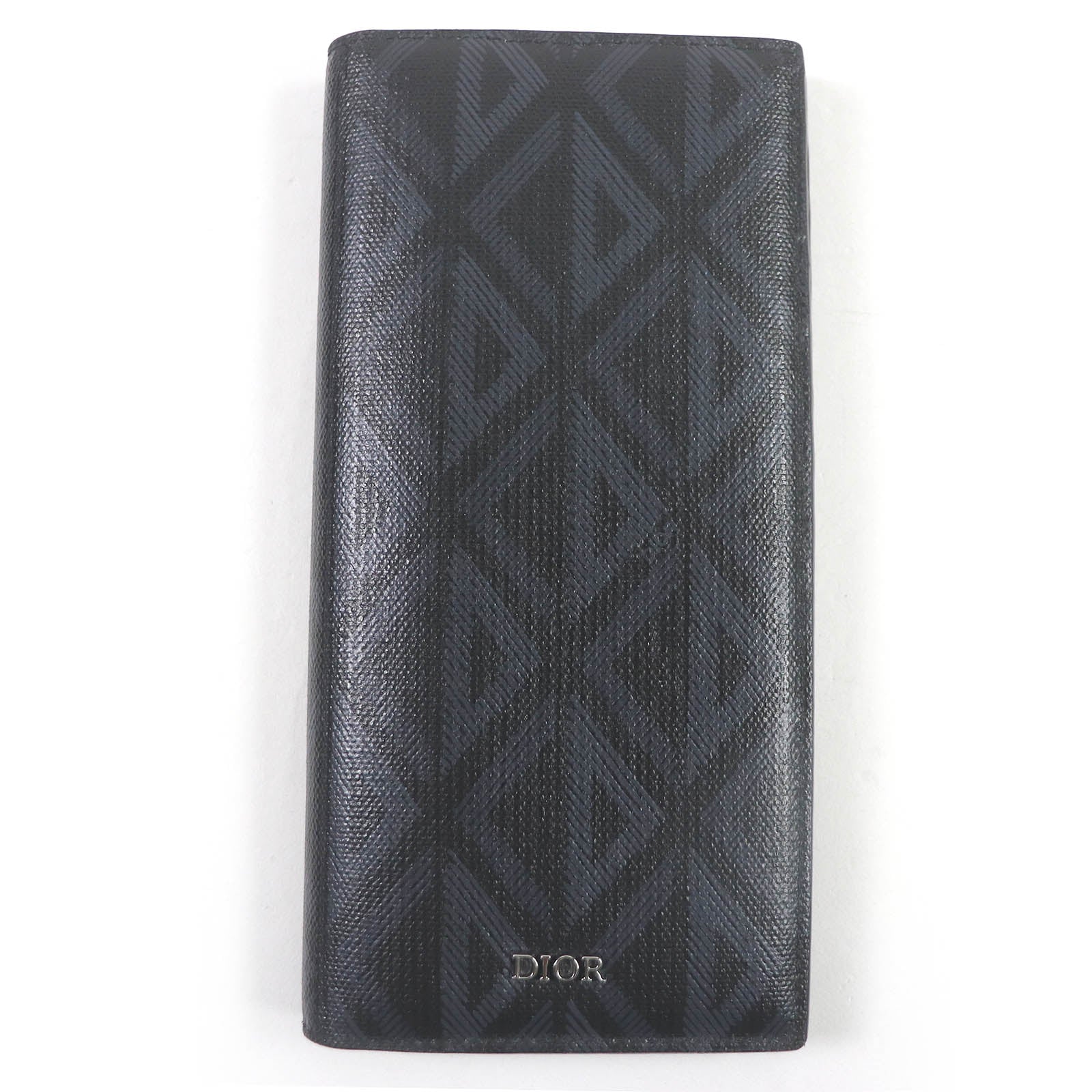 Dior CD Diamond Bi-fold Wallet Leather