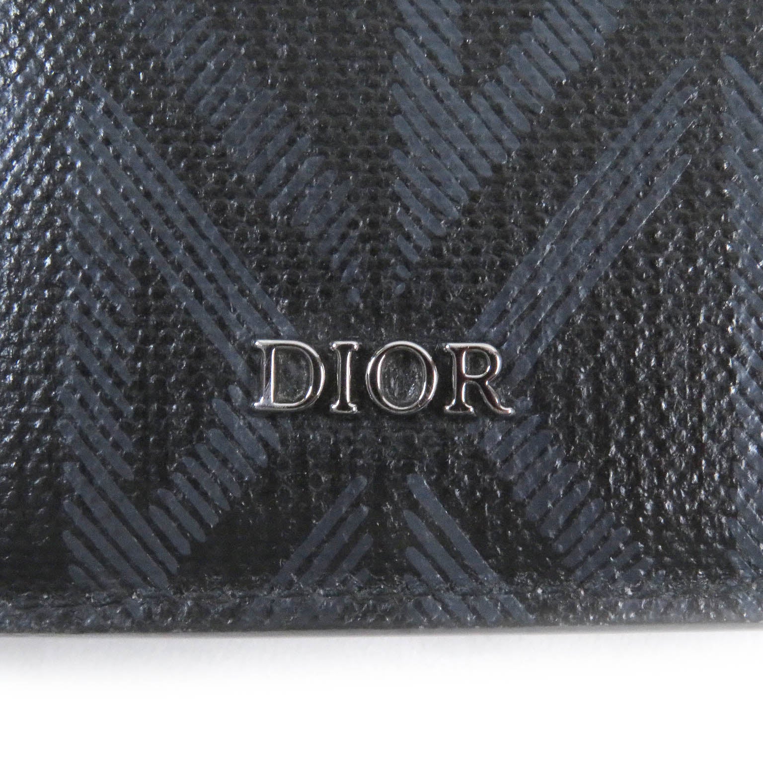 Dior CD Diamond Bi-fold Wallet Leather