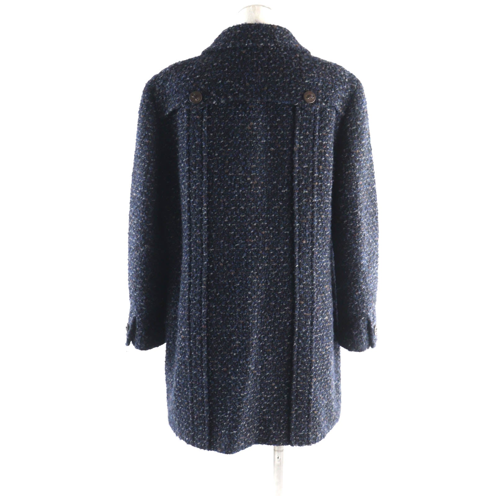 CHANEL Vintage Wool Mohair Tweed Coat Women