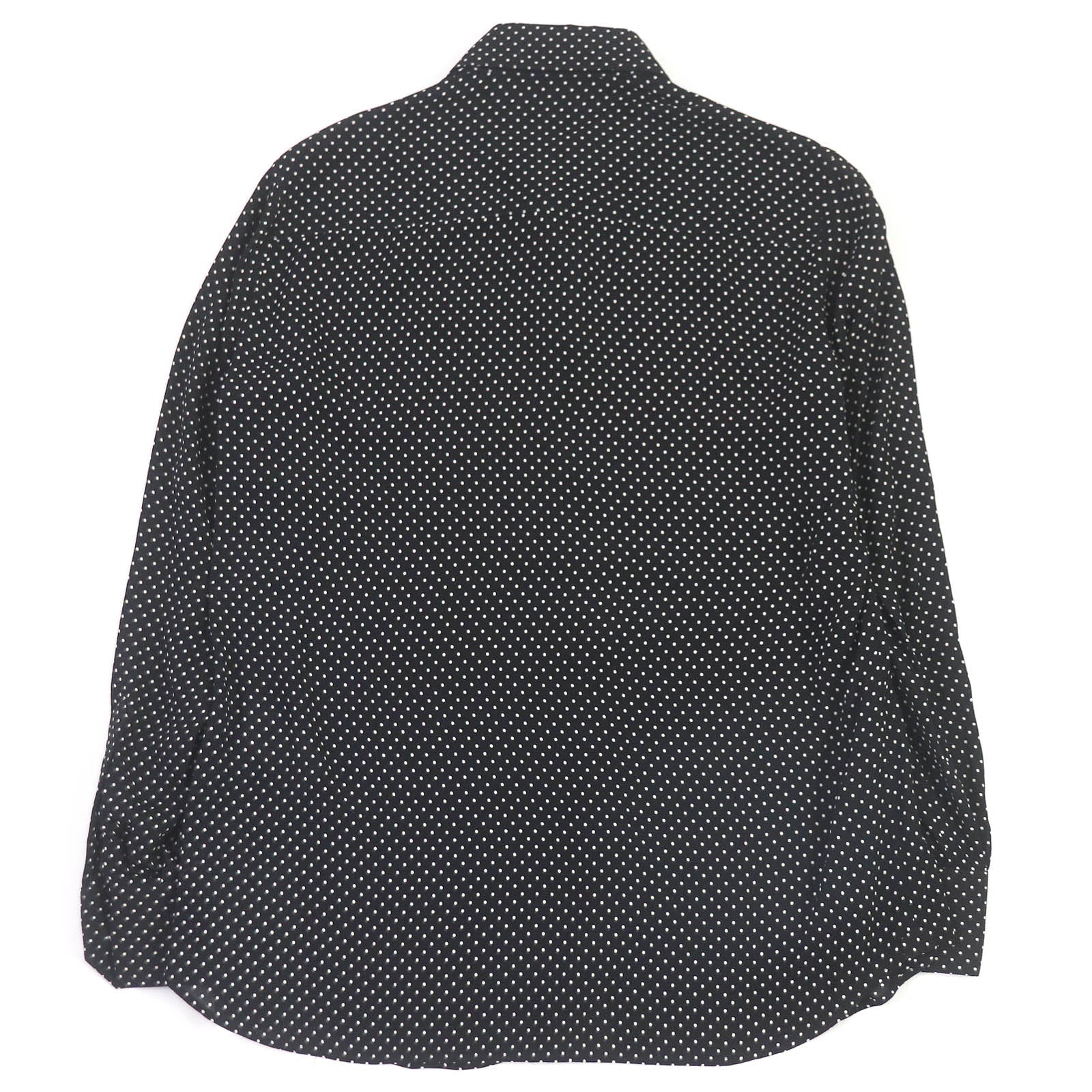 Celine Rayon Dot Pattern Long Sleeve Blouse