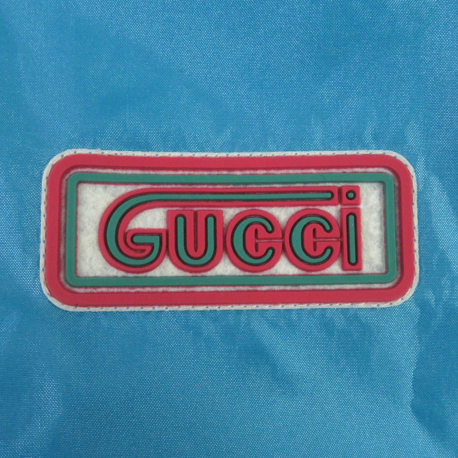 Gucci Nylon Hooded Mountain Parka Blue 42