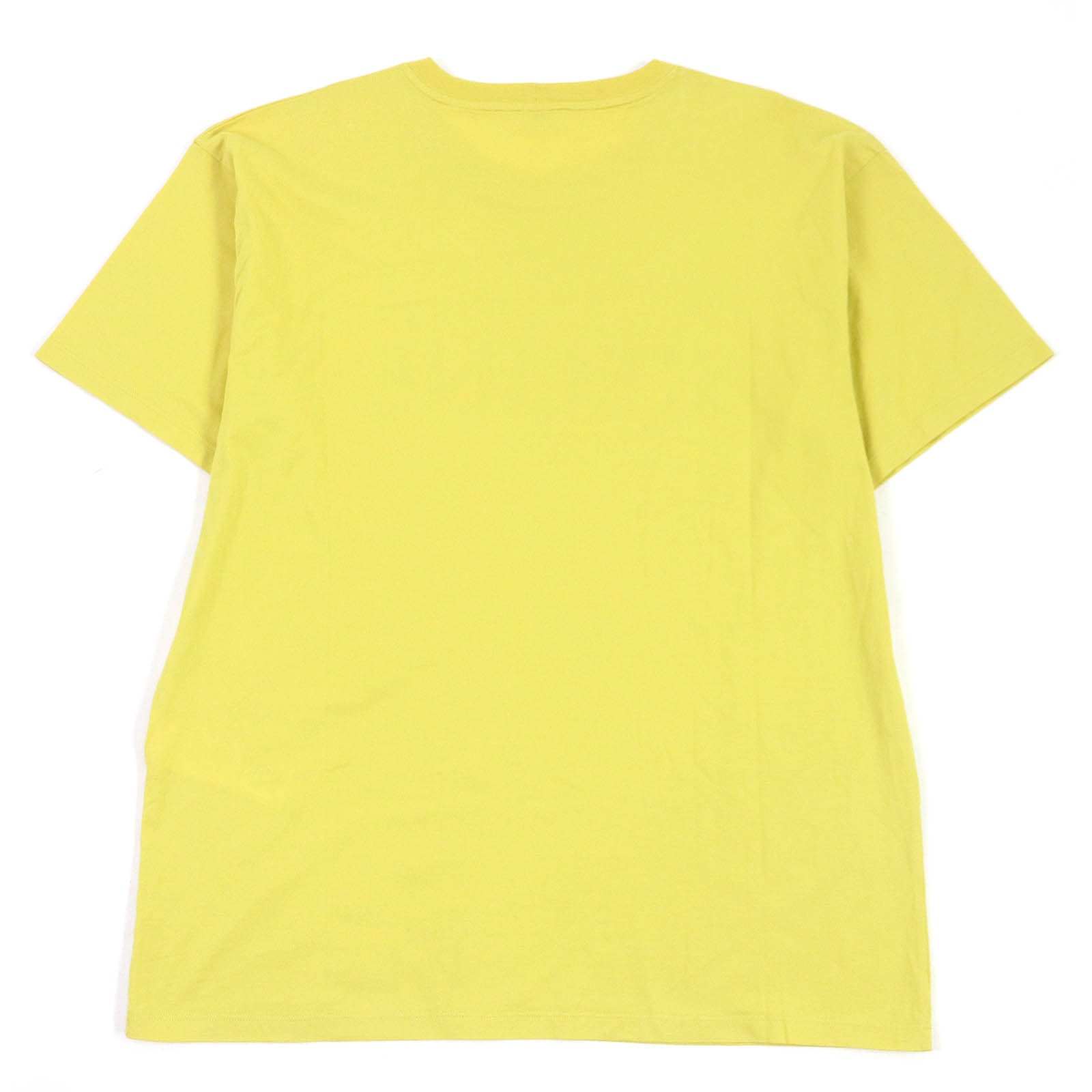 Celine Logo Print Loose T-shirt Yellow M