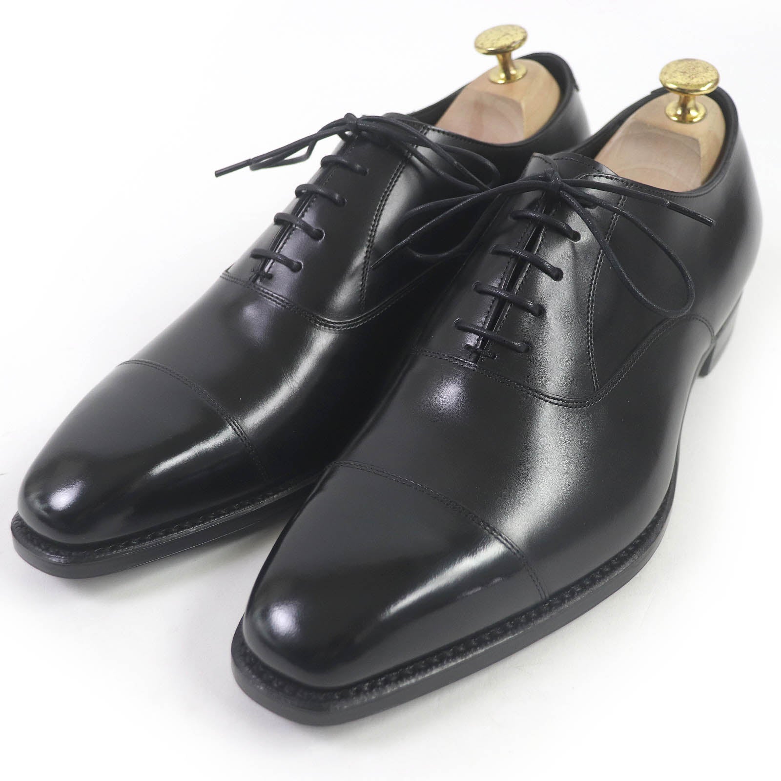 Tomonosuke R309 Leather Dress Shoes Black 8.5