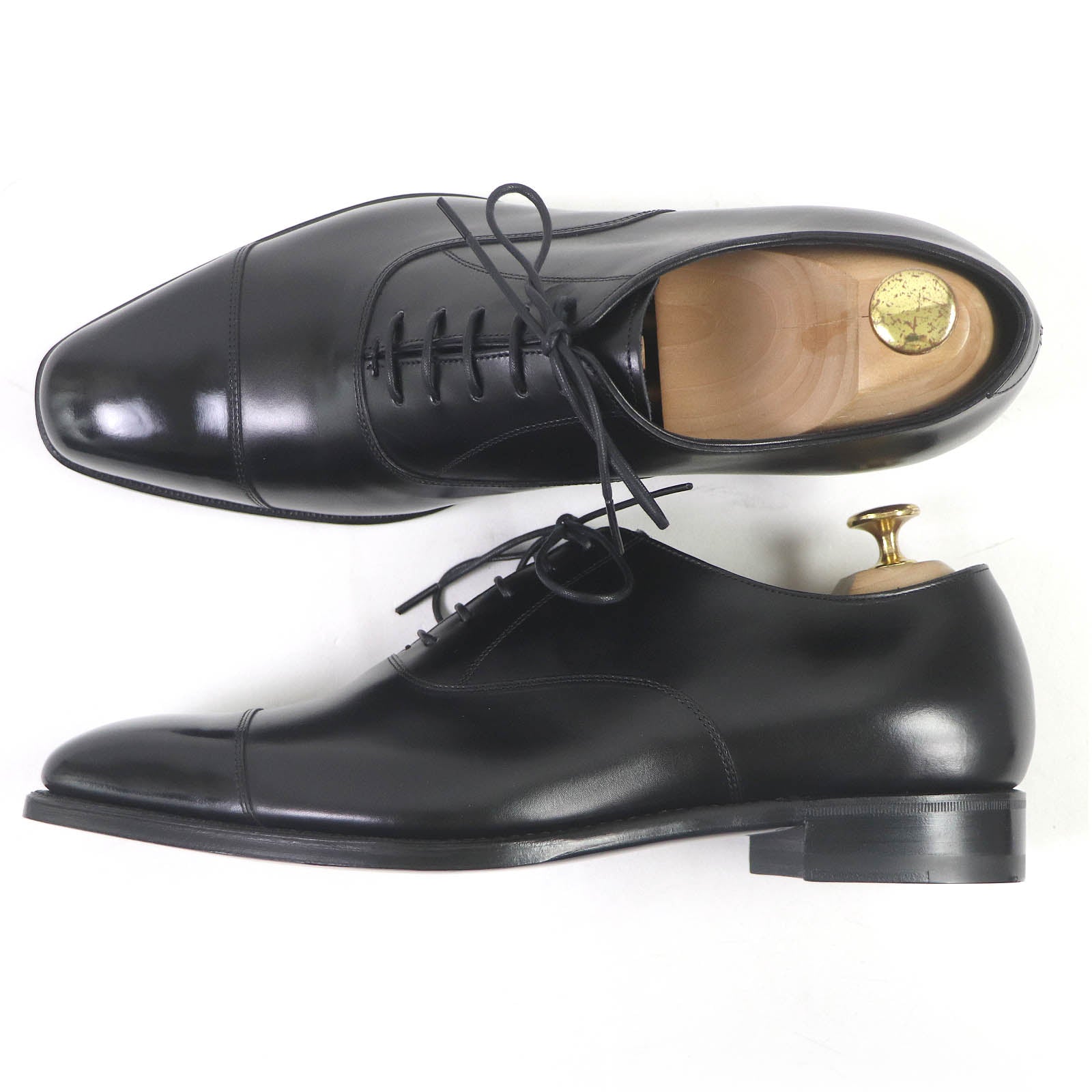 Tomonosuke R309 Leather Dress Shoes Black 8.5