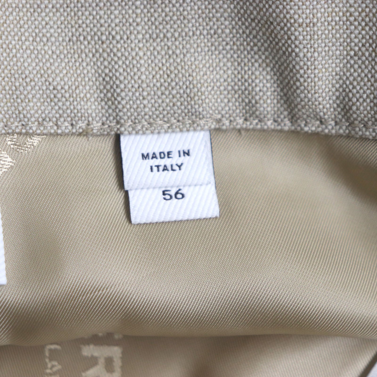 Burberry Wool Logo Button Shorts Beige 56