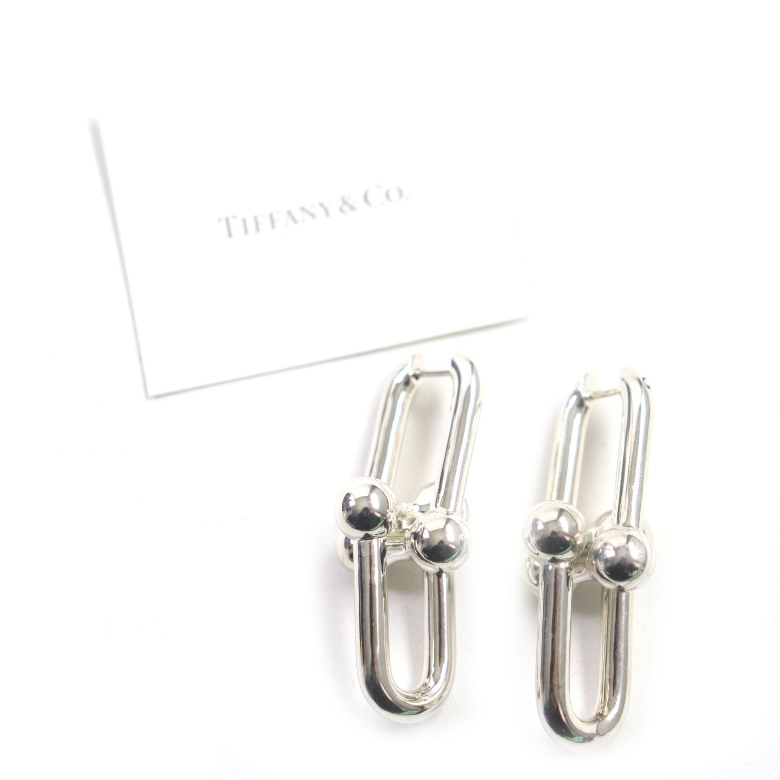 Tiffany & Co AG925 Large Link Earrings