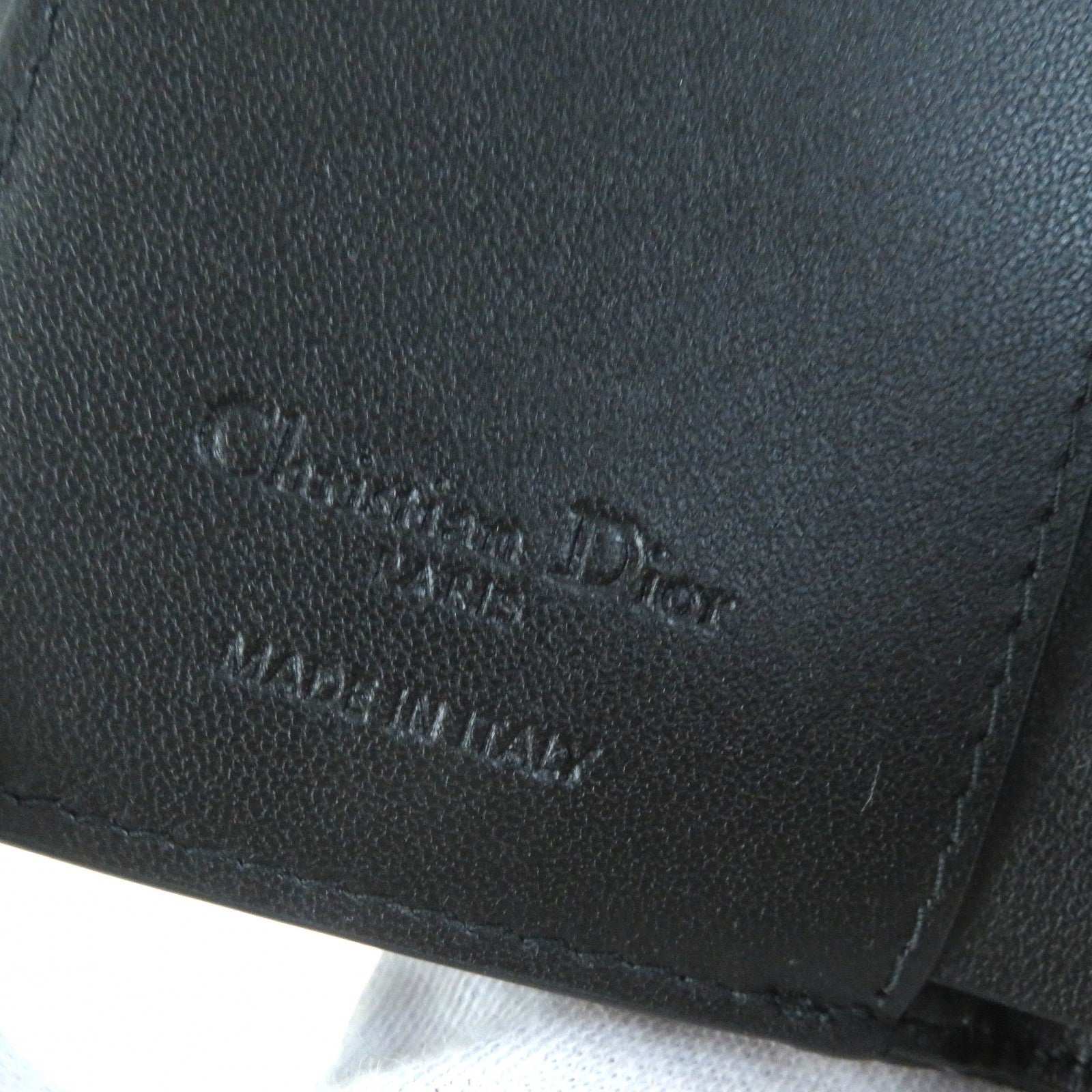 Dior Lady Dior Canage Lotus Leather Wallet