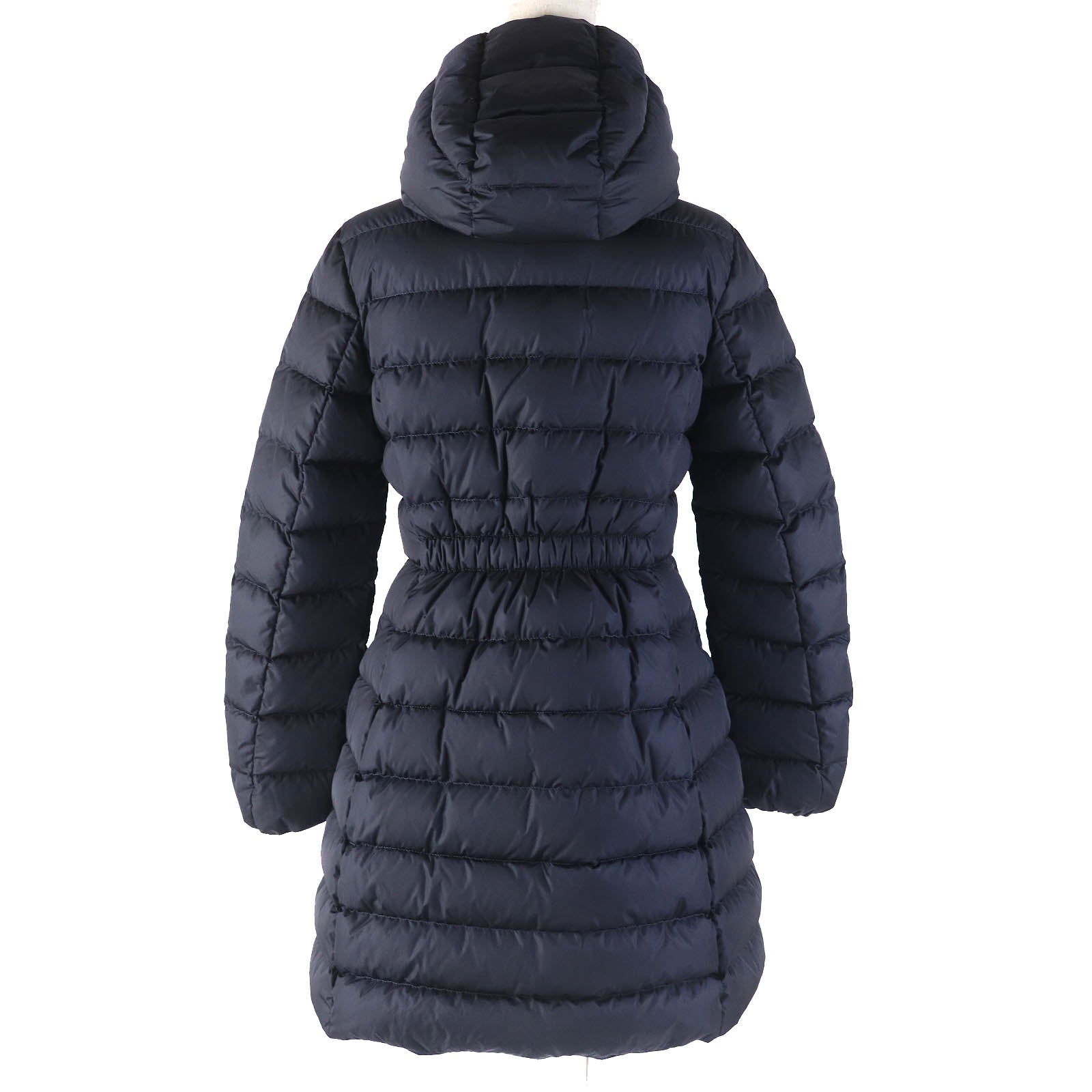 Moncler CHARPAL Nylon Hooded Down Coat Kids 14A Navy