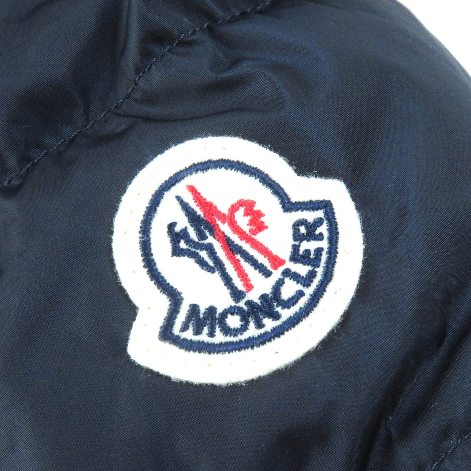 Moncler CHARPAL Nylon Hooded Down Coat Kids 14A Navy