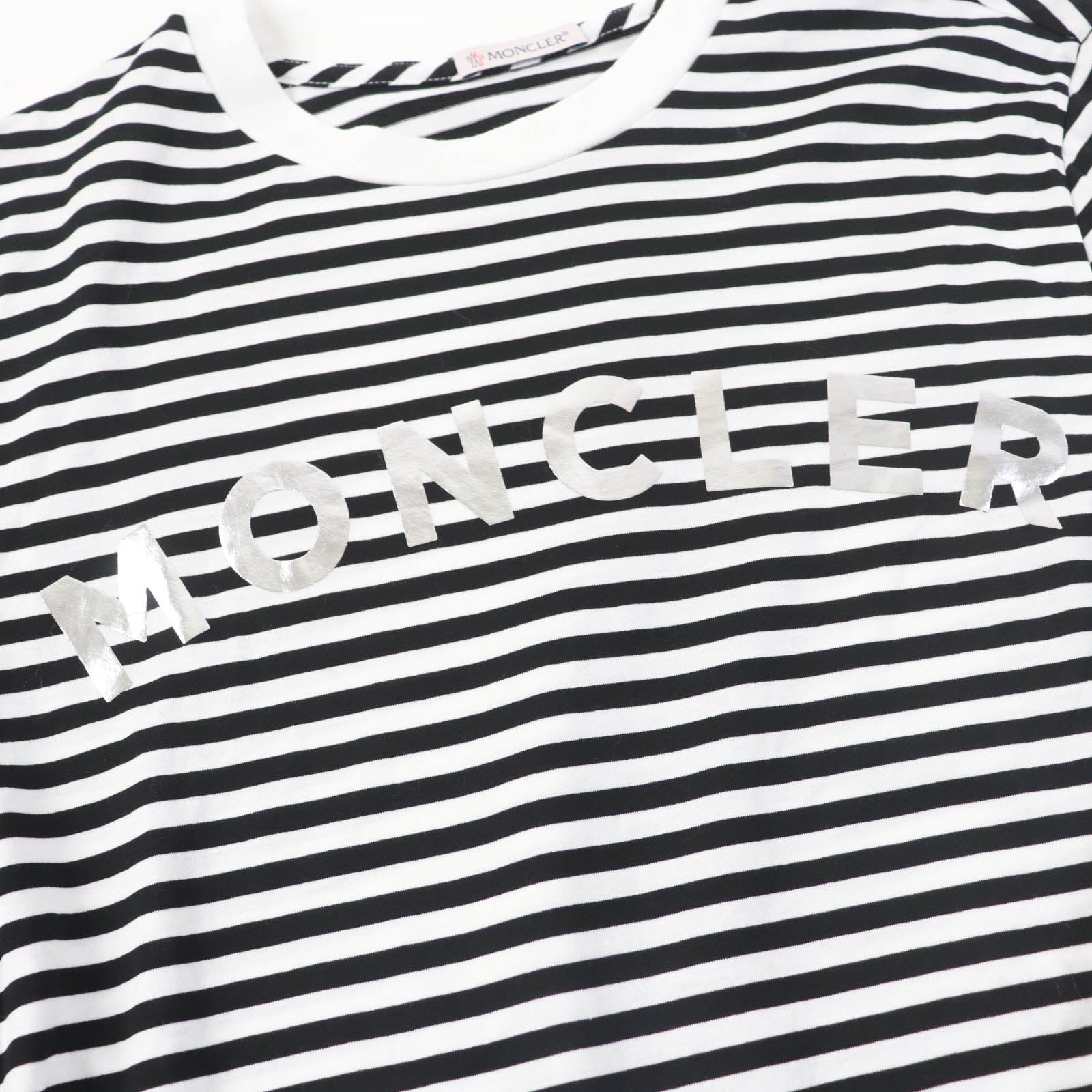 Moncler Cotton Logo Border T-shirt XS