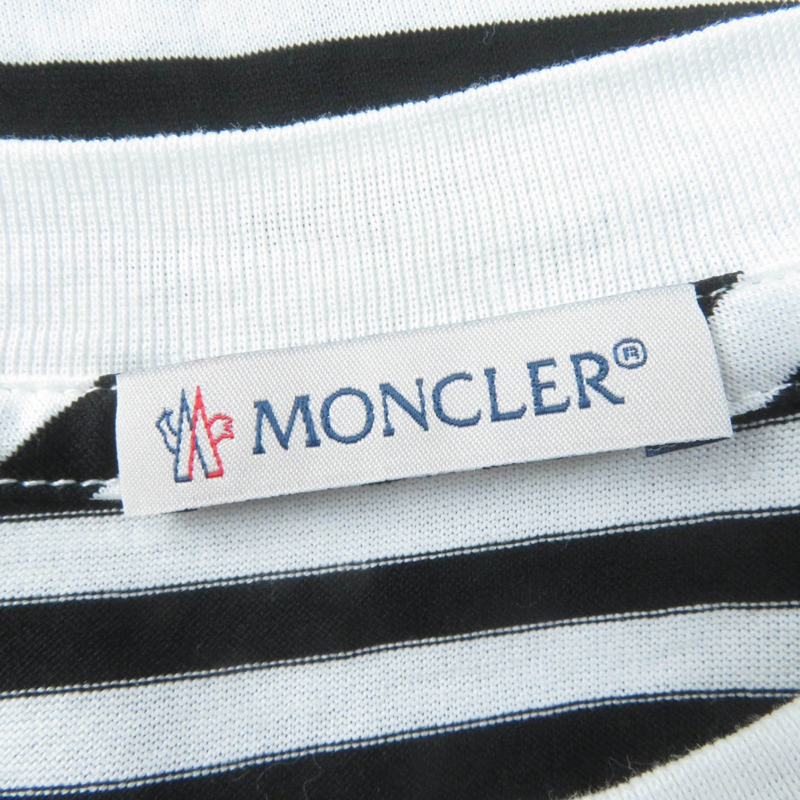 Moncler Cotton Logo Border T-shirt XS