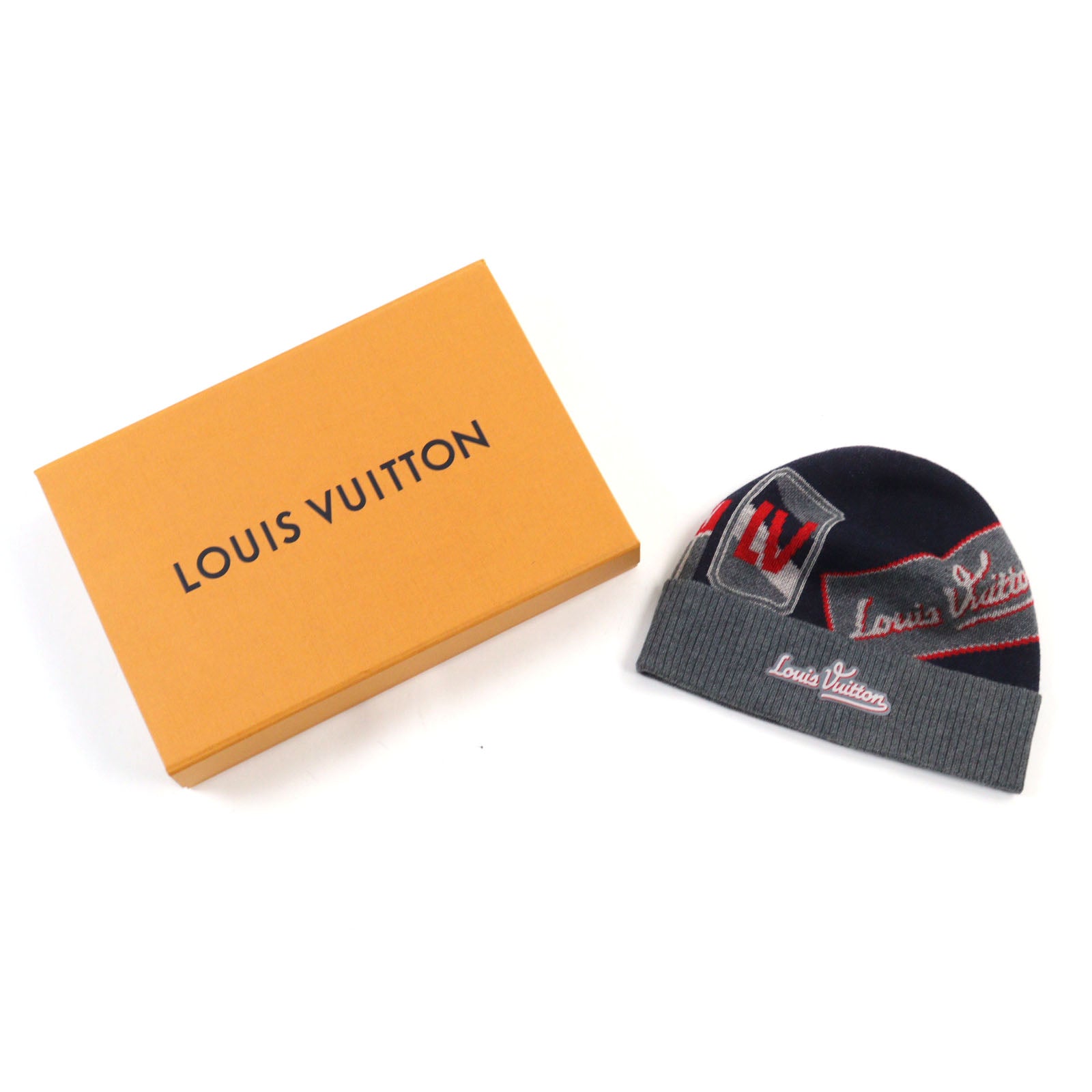 Louis Vuitton Wool LV Logo Beanie M70728