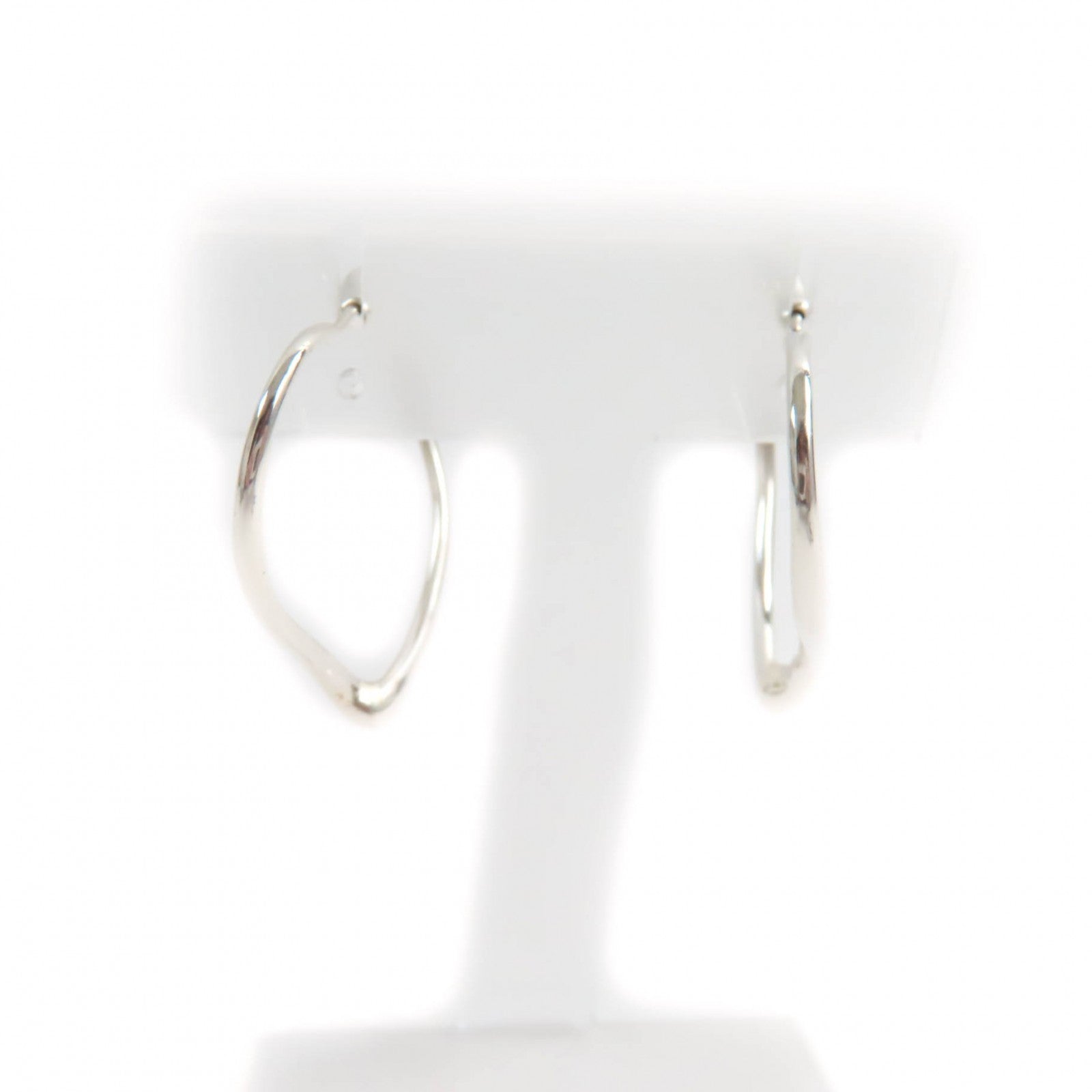 Tiffany & Co Elsa Peretti Open Heart Hoop Earrings