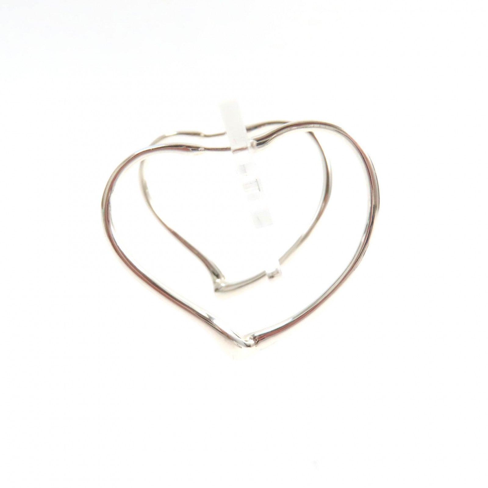 Tiffany & Co Elsa Peretti Open Heart Hoop Earrings