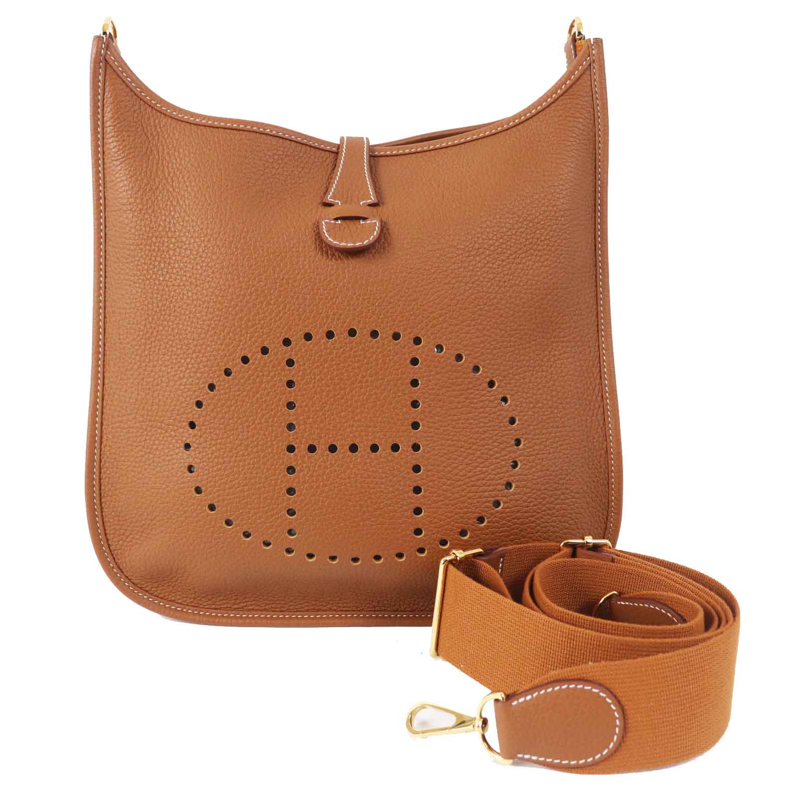 Hermes Evelyn 3PM Clemence Shoulder Bag