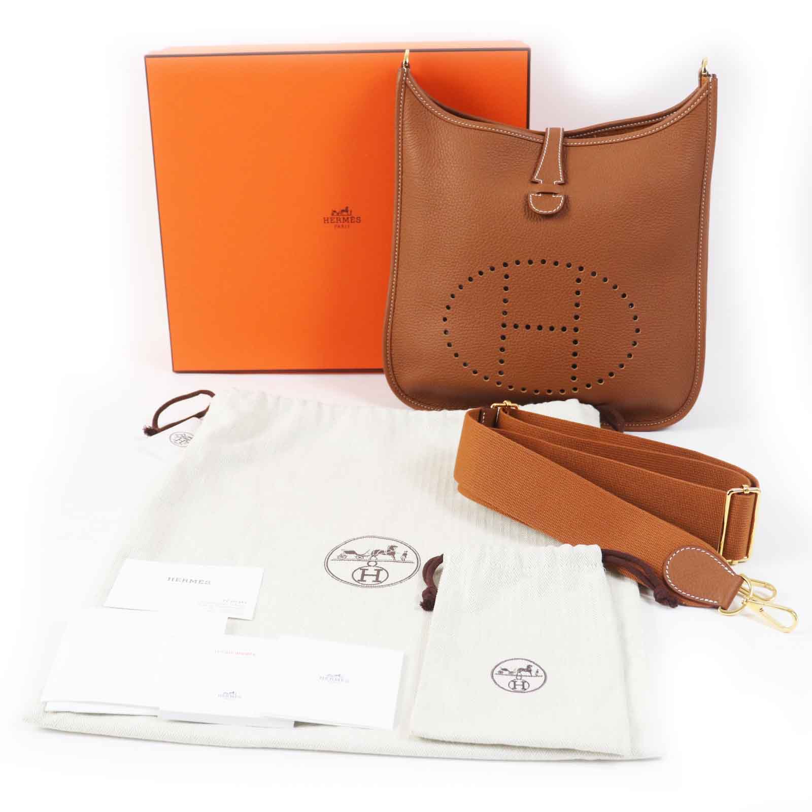 Hermes Evelyn 3PM Clemence Shoulder Bag