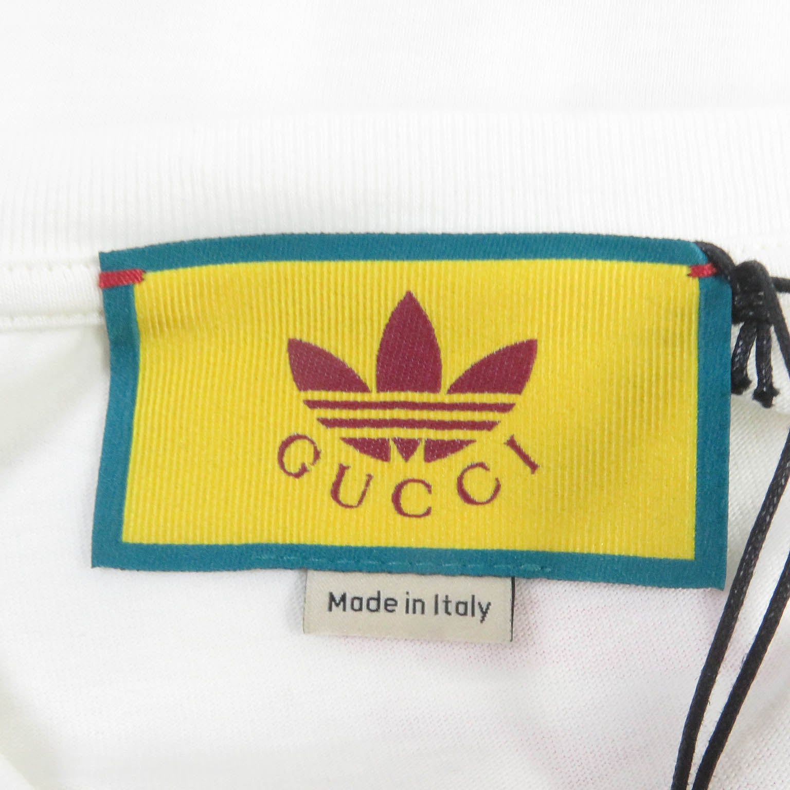 GUCCI adidas Trefoil Logo Cotton T-Shirt M