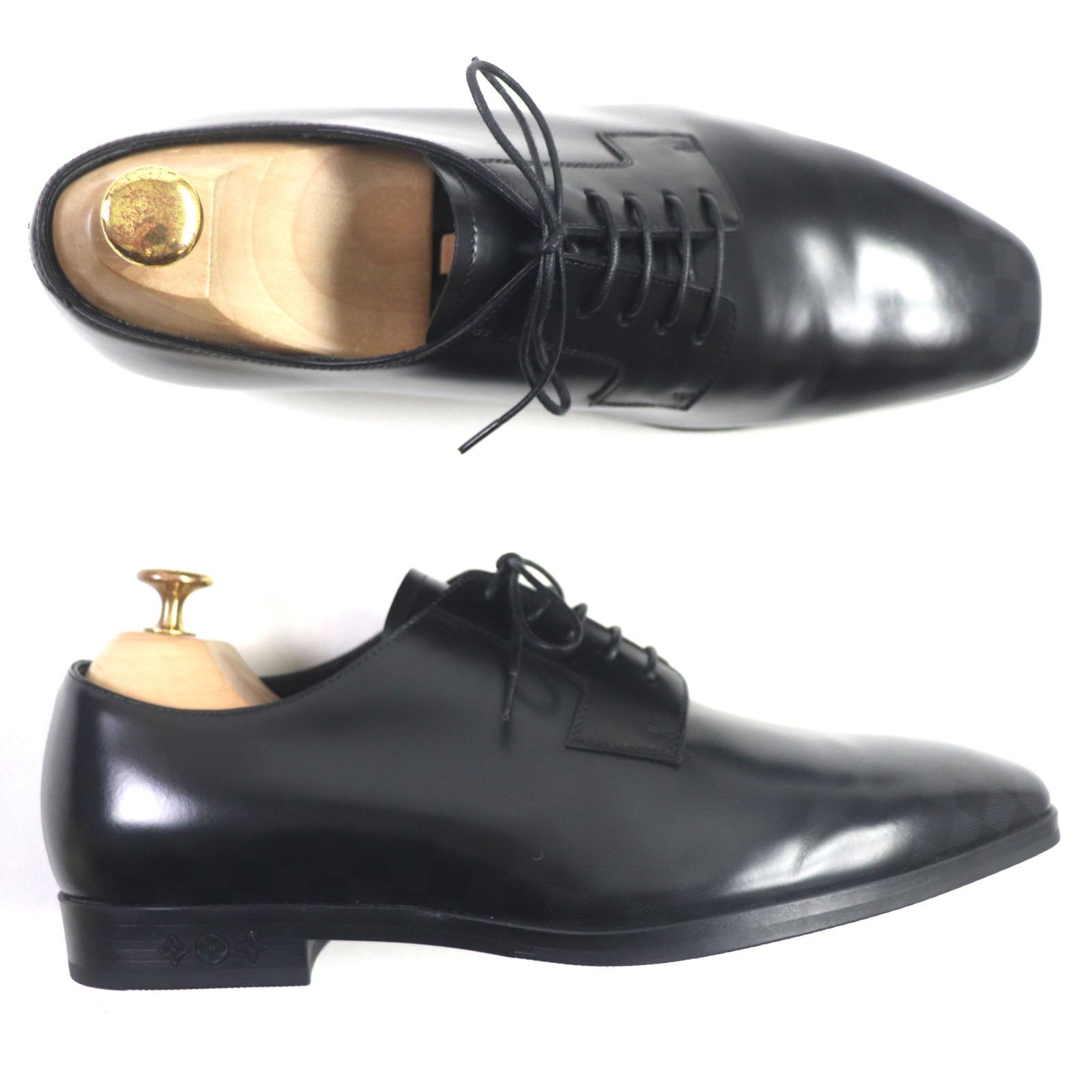 Louis Vuitton Mini Star Line Derby Leather Shoes