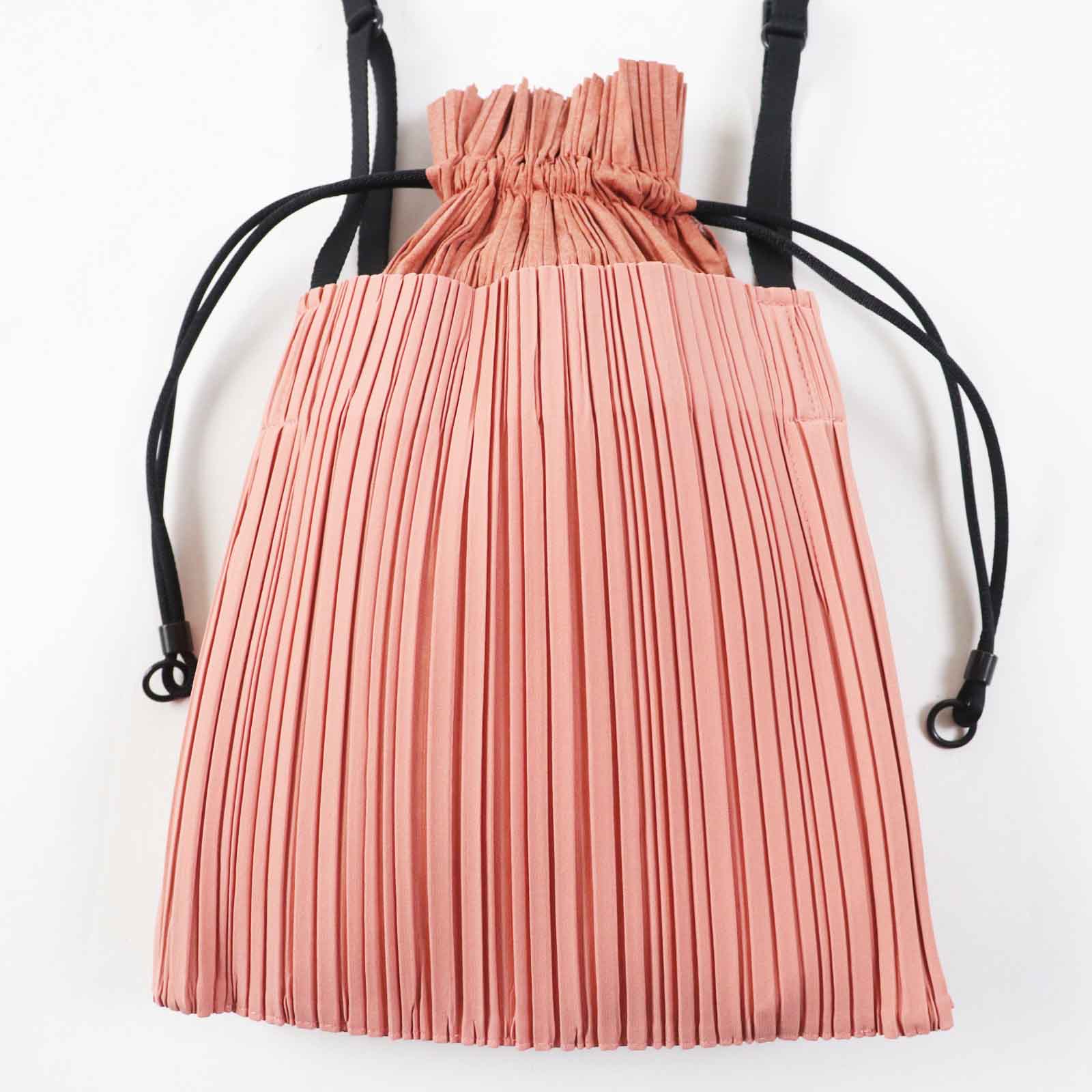 Pleats Please Nylon Shoulder Bag Pink