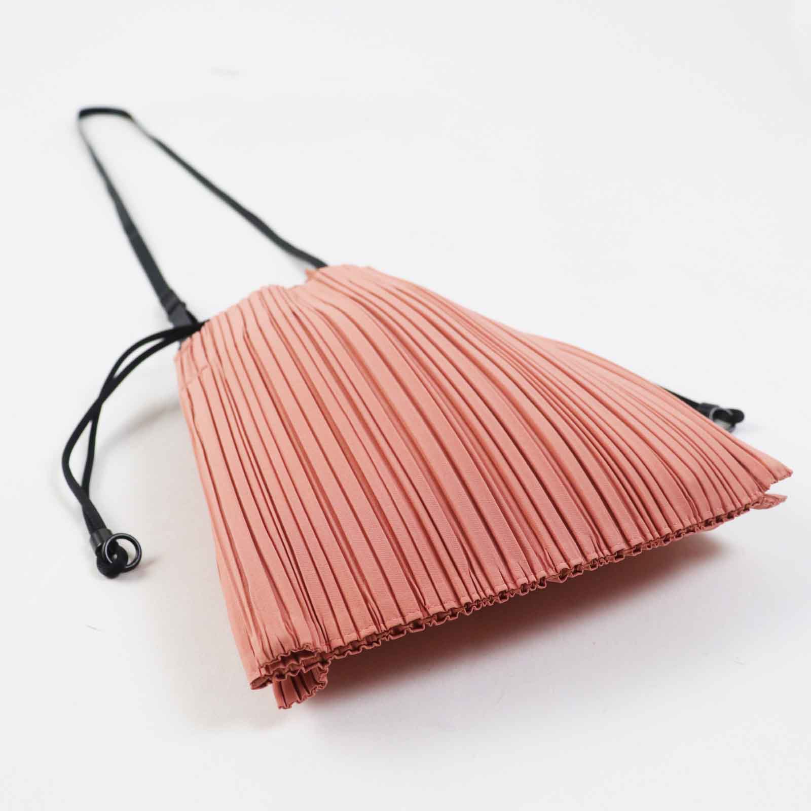 Pleats Please Nylon Shoulder Bag Pink