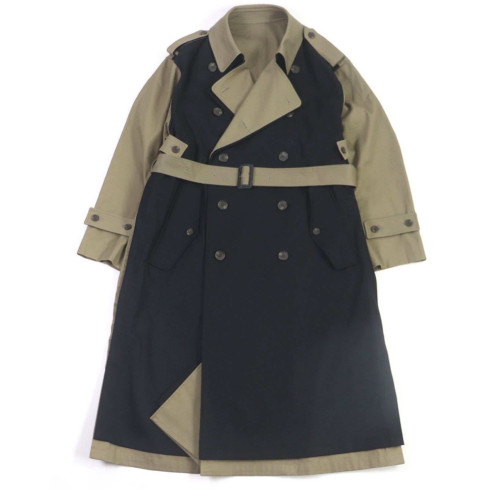 Stein Oversized Double Lapel Trench Coat S