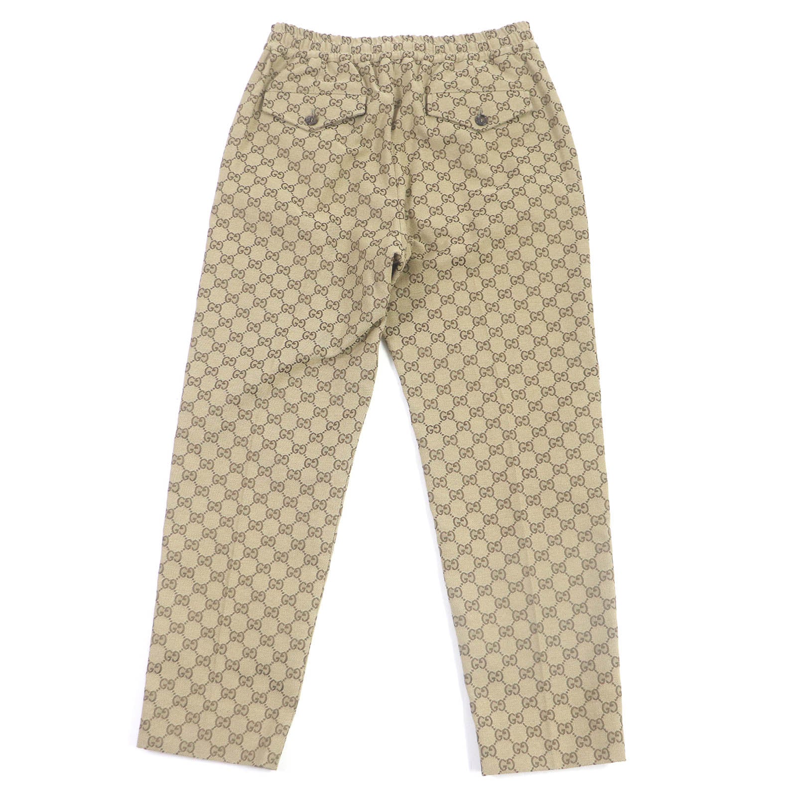 Gucci GG Canvas Jogger Pants Brown 46