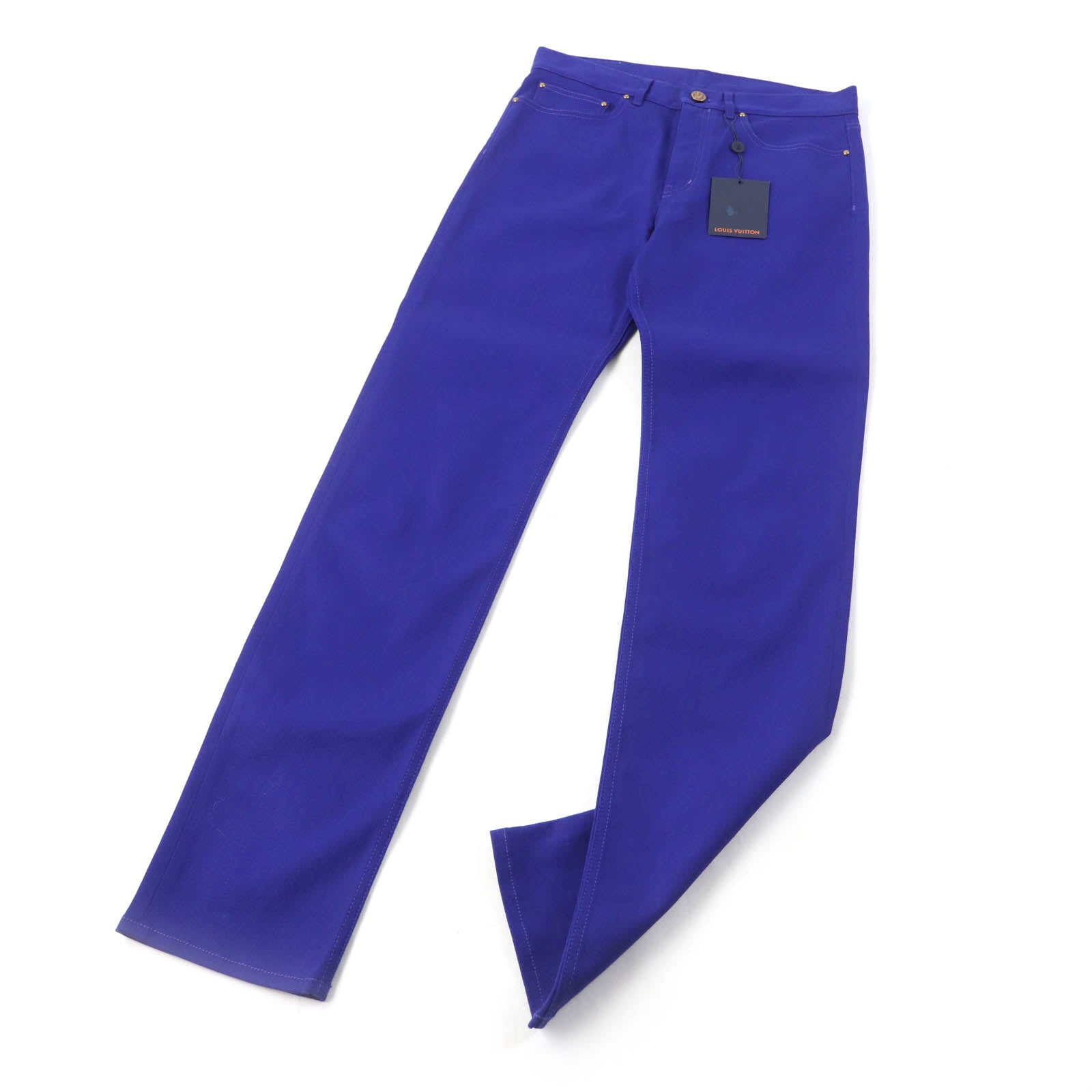 Louis Vuitton Denim Pants Blue 30 Women