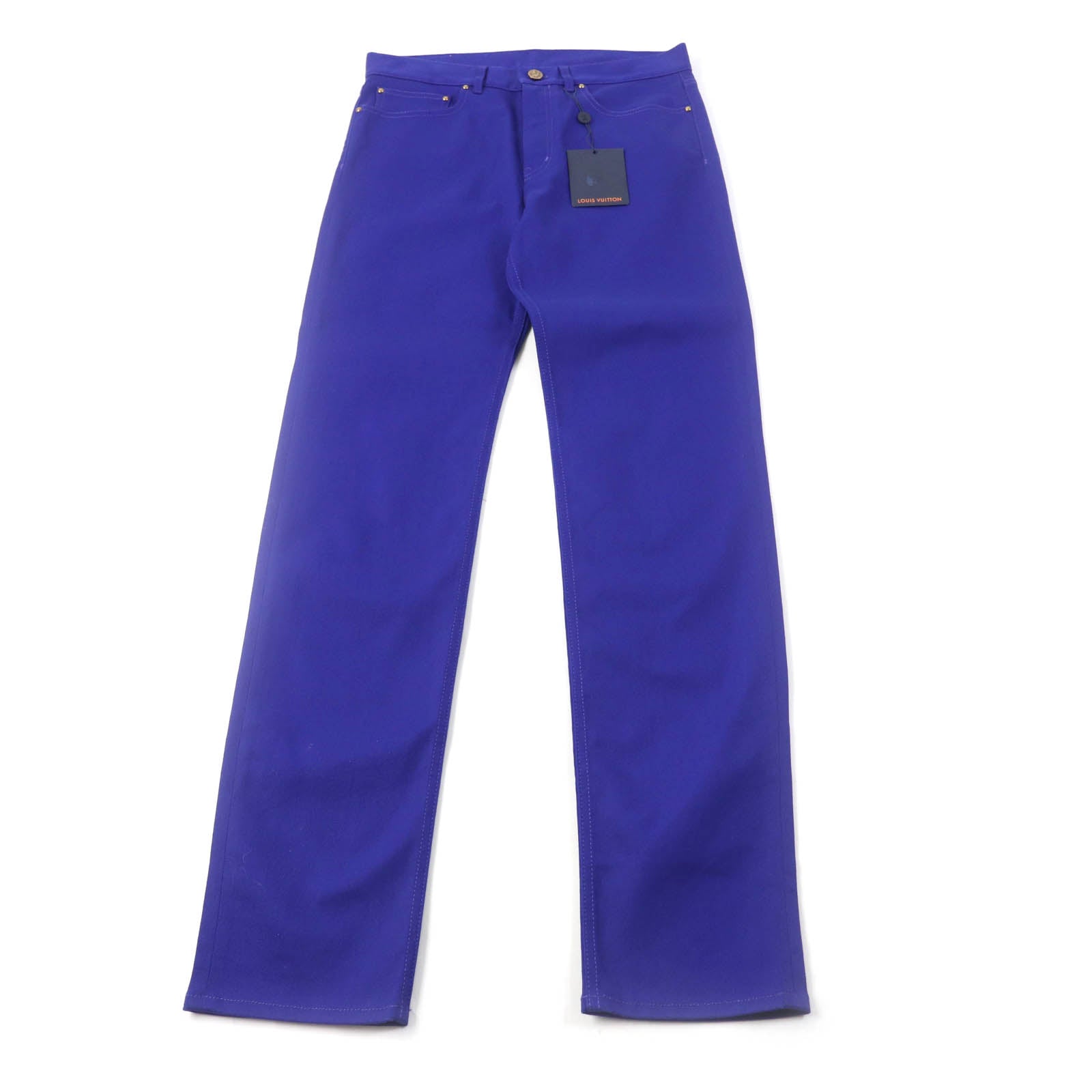 Louis Vuitton Denim Pants Blue 30 Women