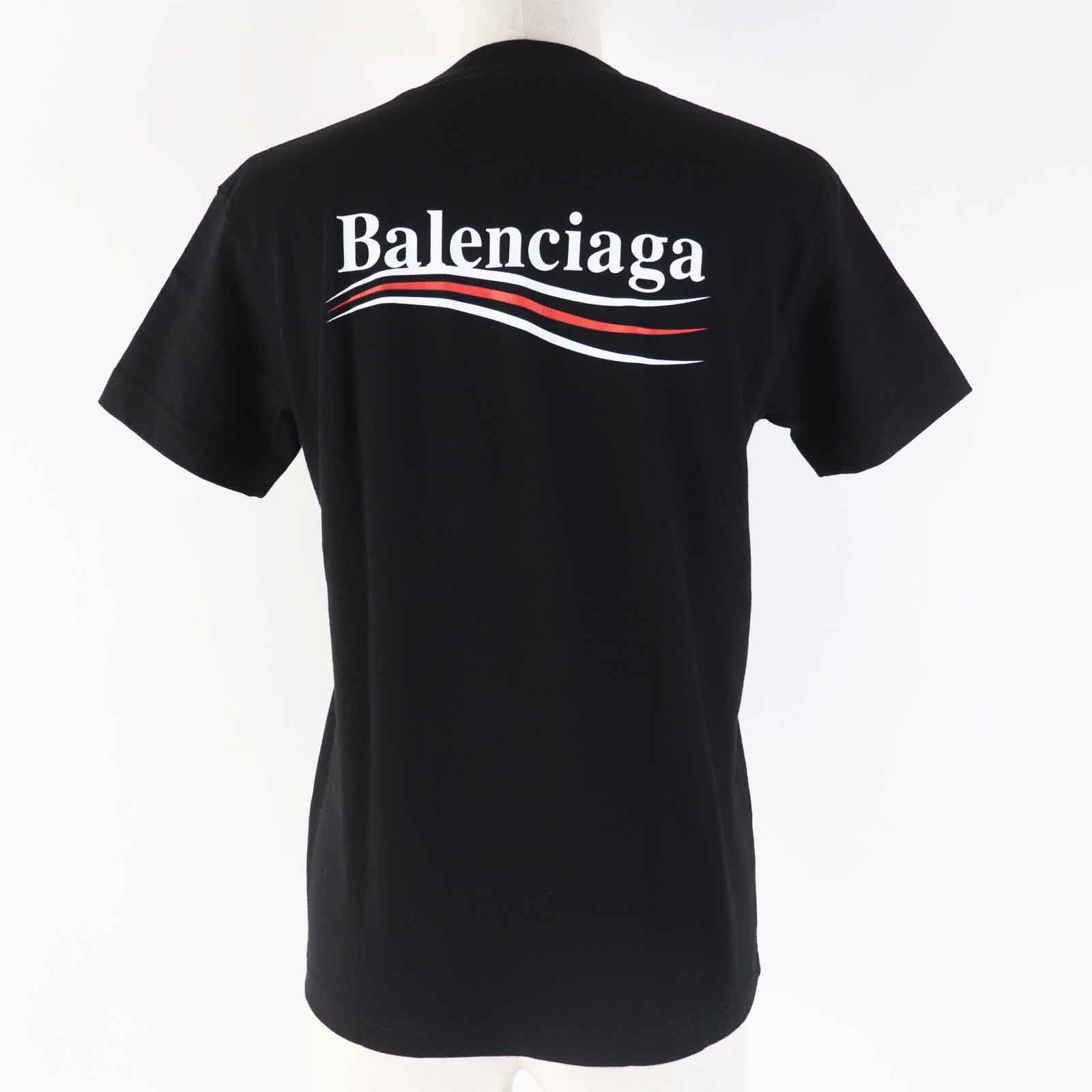 Balenciaga Cotton Logo T-shirt Black M