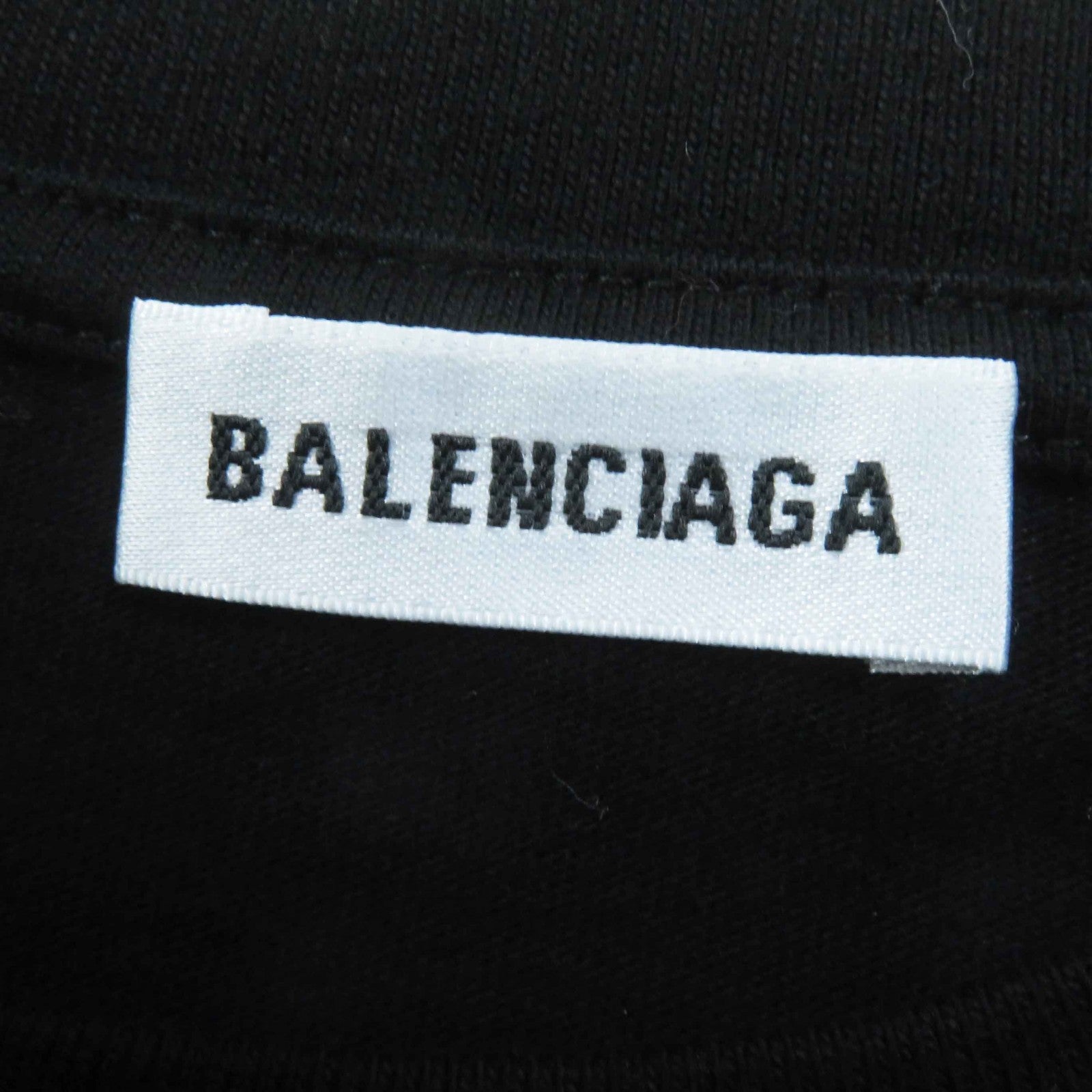 Balenciaga Cotton Logo T-shirt Black M