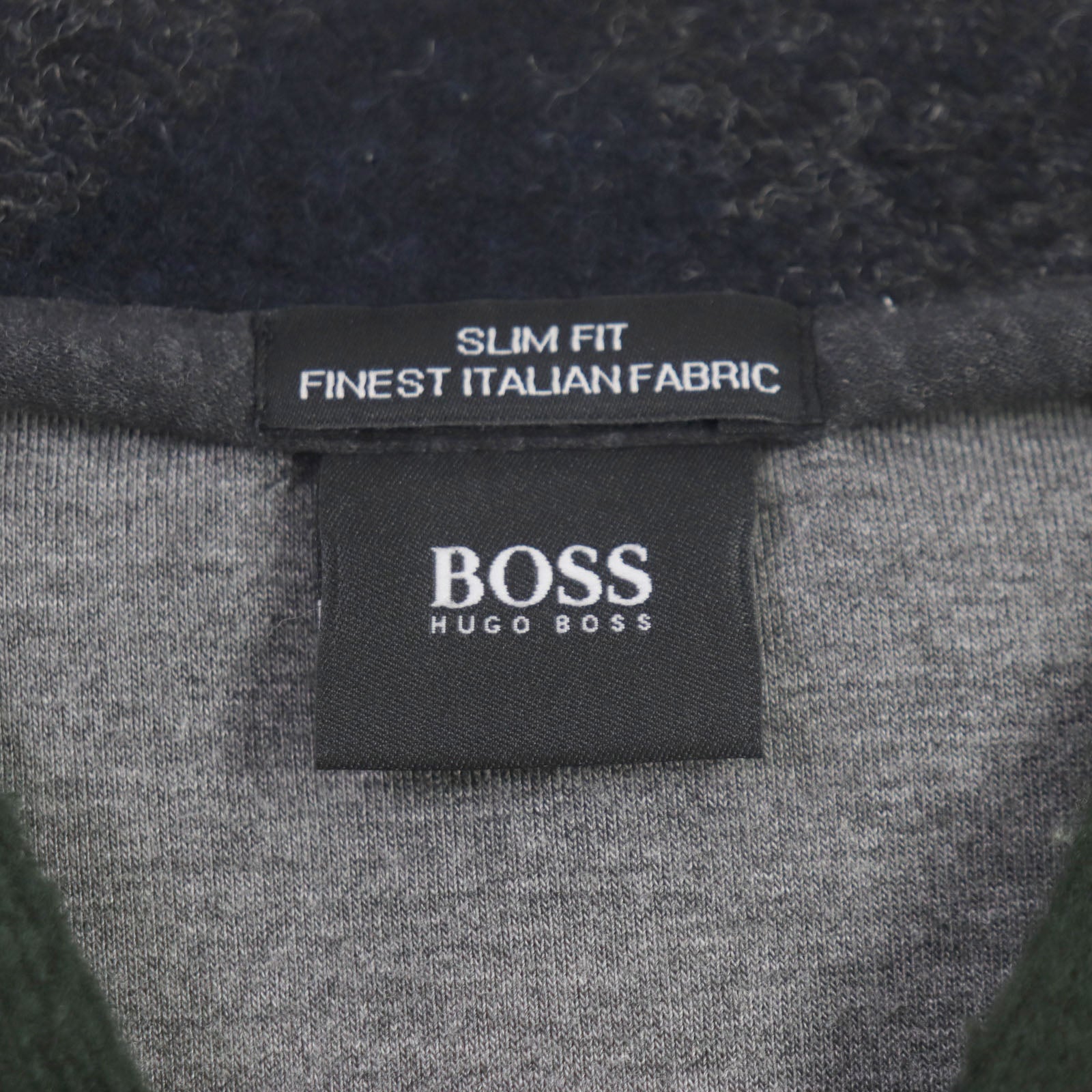 HUGO BOSS Slim Fit Blouson Green Navy S