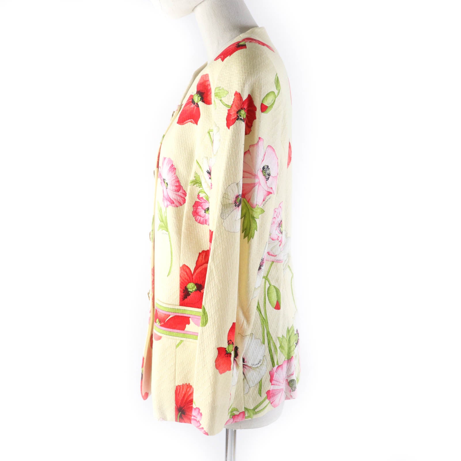 LEONARD FASHION Flower Print Cotton Jacket Women