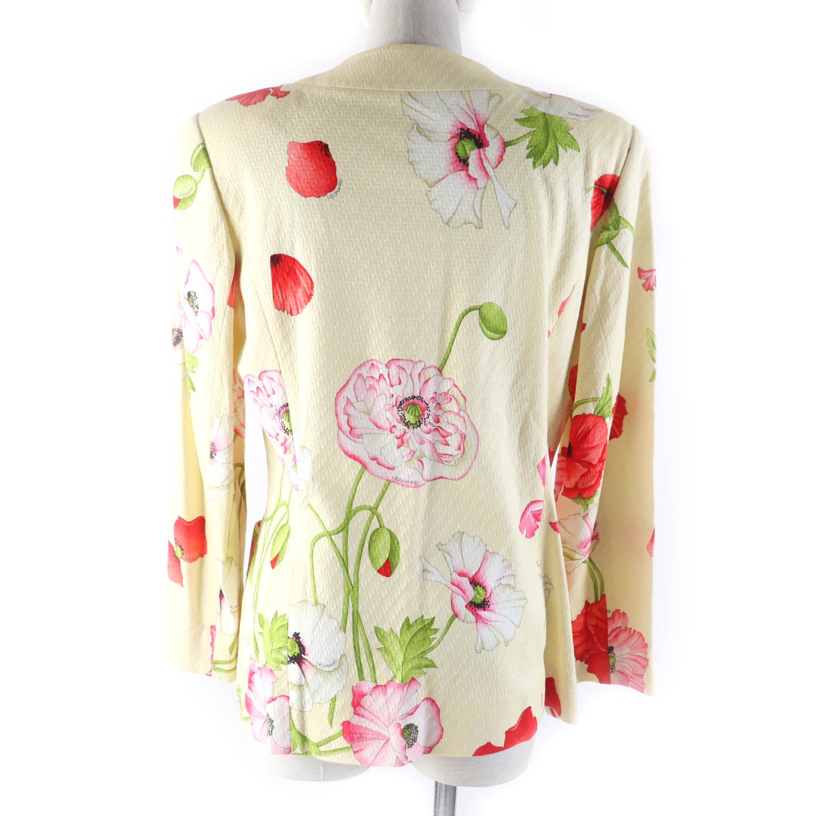 LEONARD FASHION Flower Print Cotton Jacket Women