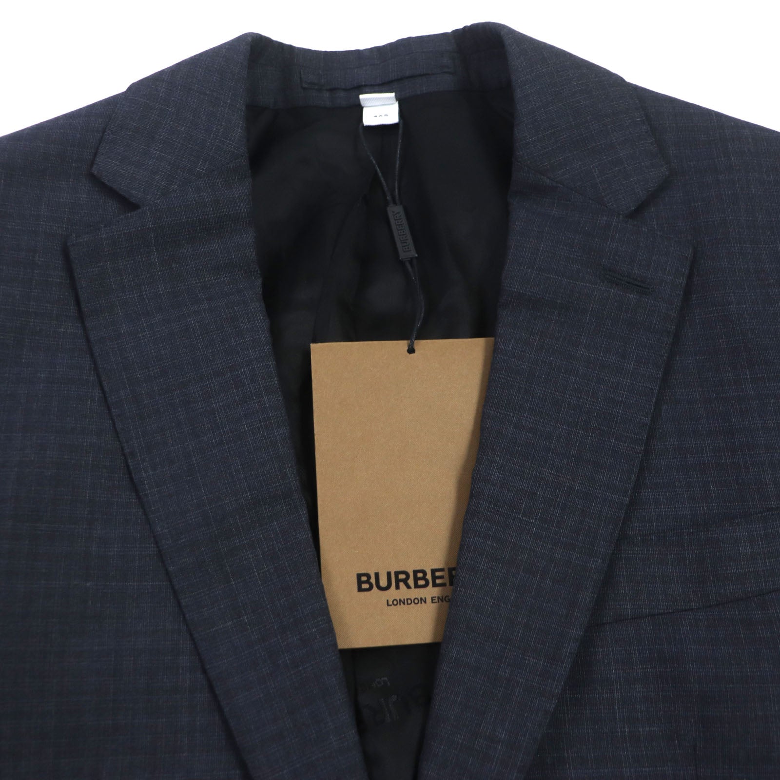 Burberry Wool Silk 3-Piece Suit Gray 46