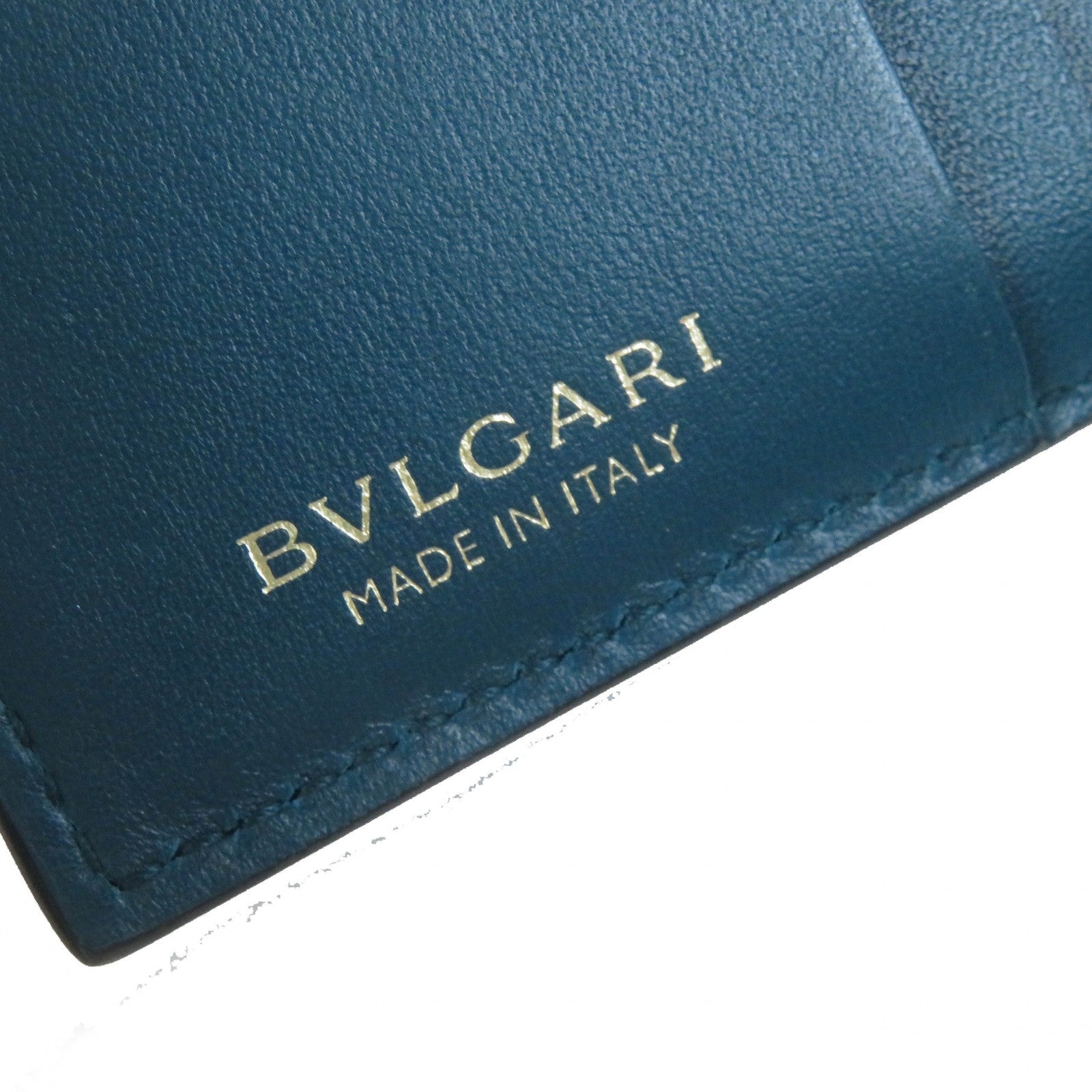 BVLGARI Infiniteum Compact Leather Wallet