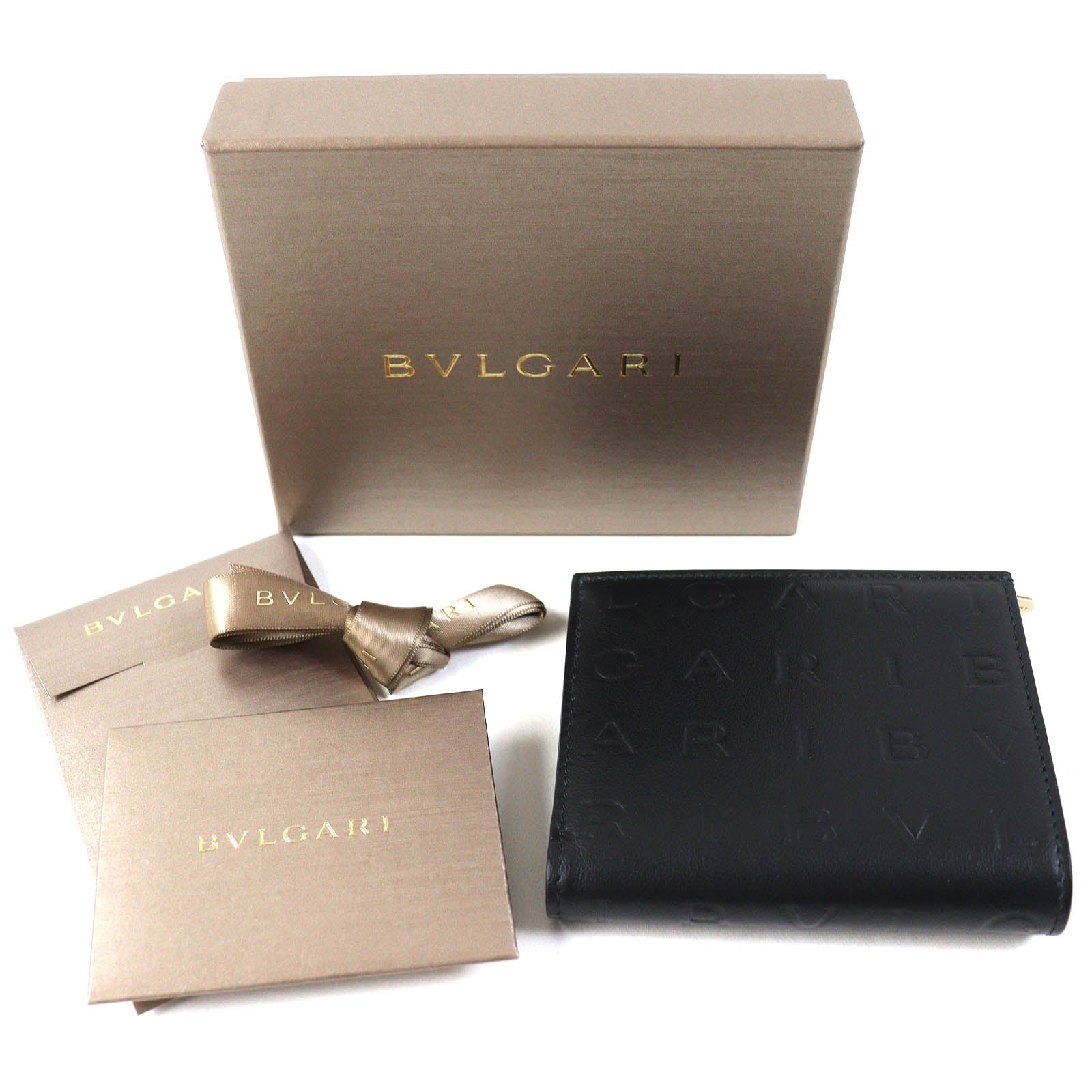 BVLGARI Infiniteum Compact Leather Wallet