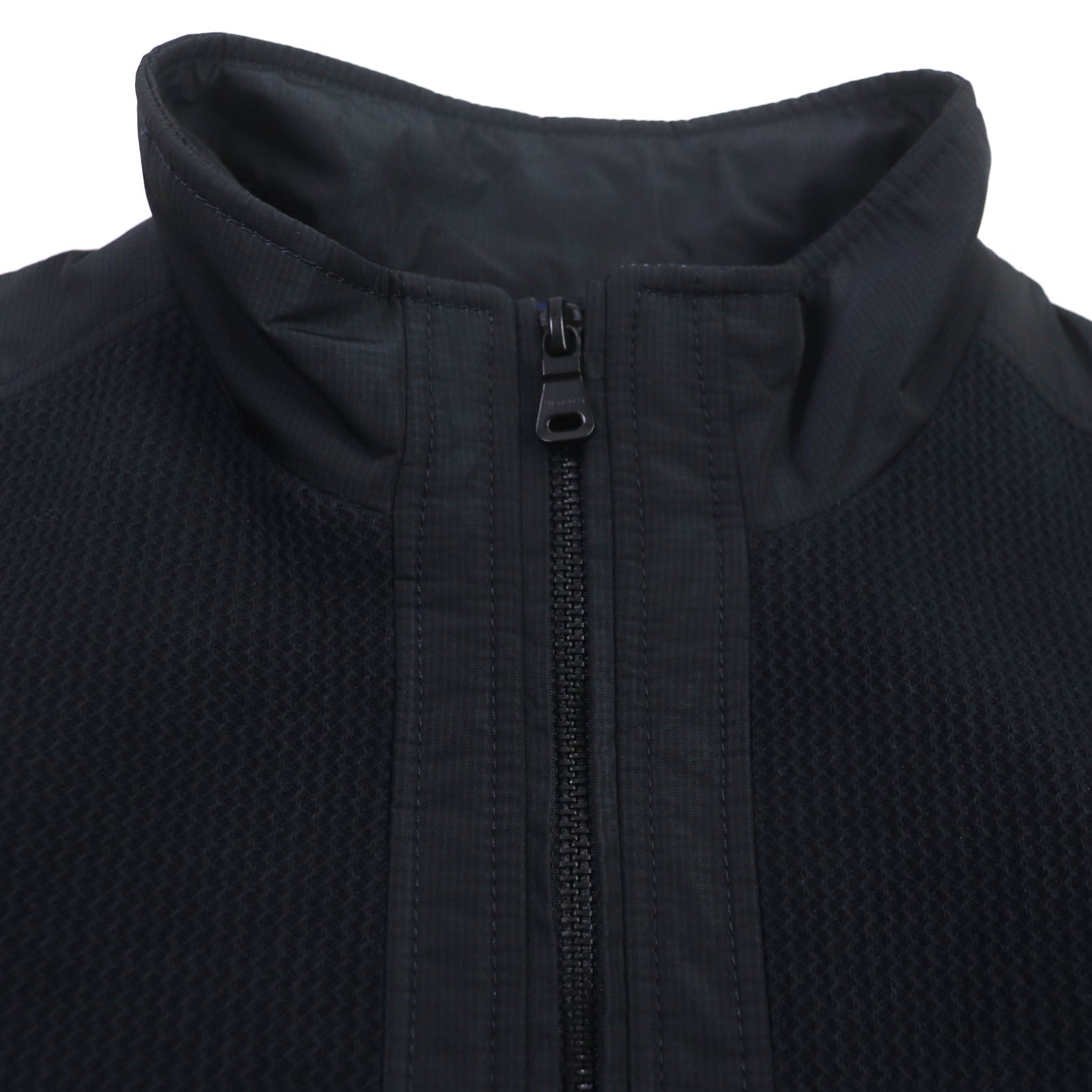 HUGO BOSS Zip-up Jacket with Leather Logo Patch