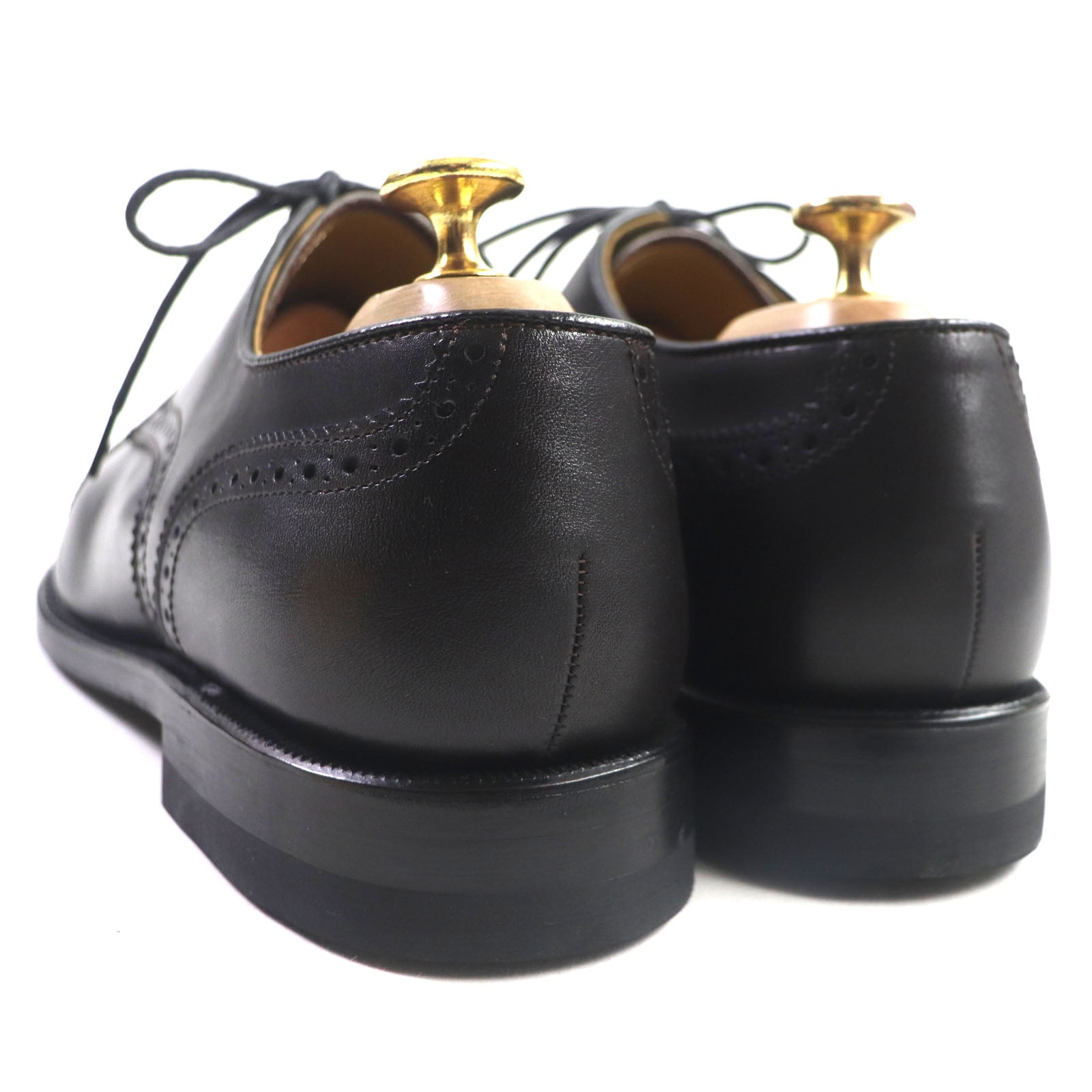 REGAL Leather Punched Cap Toe Shoes